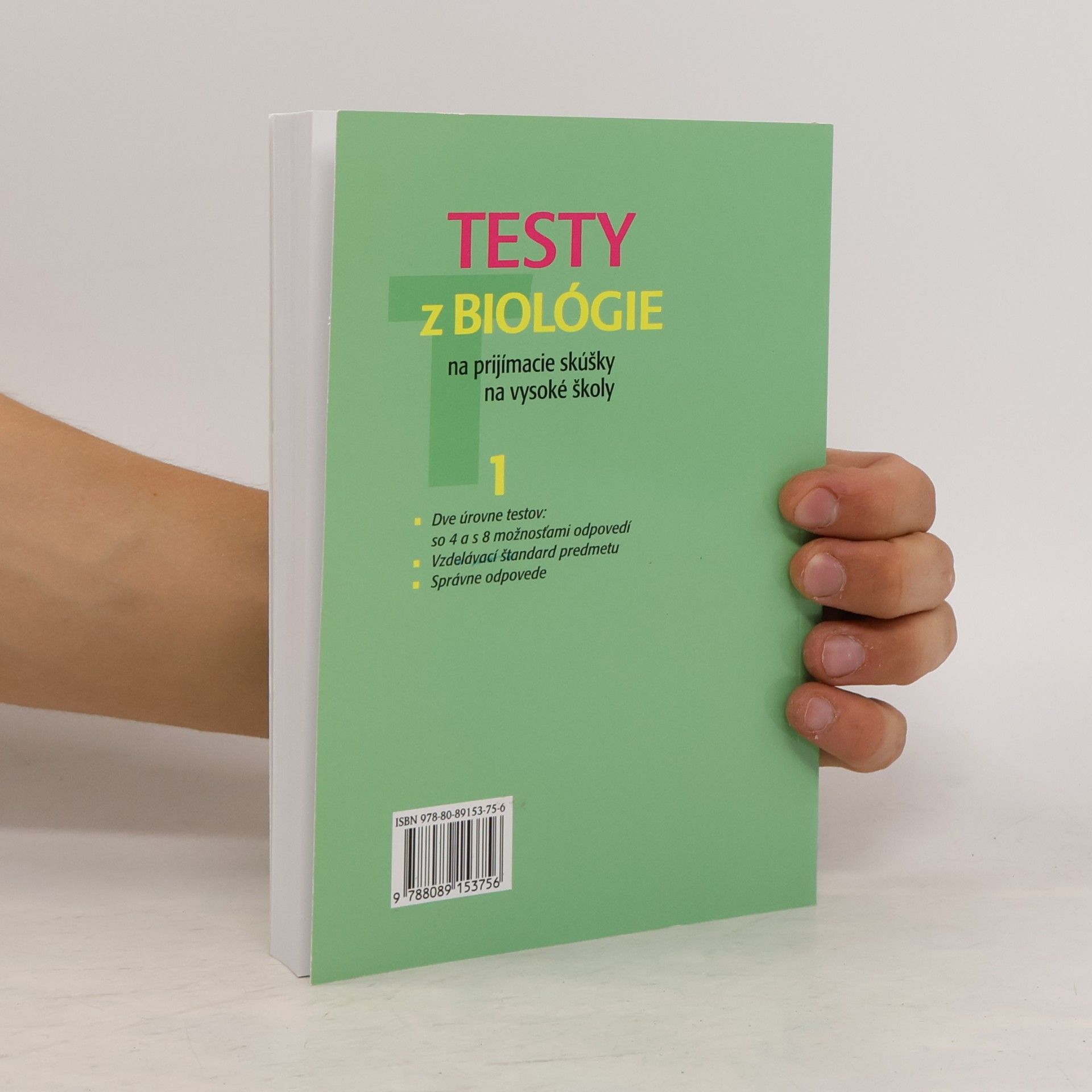 Petra Augustin Testy z biológie na prijímacie skúšky na vysoké školy 1