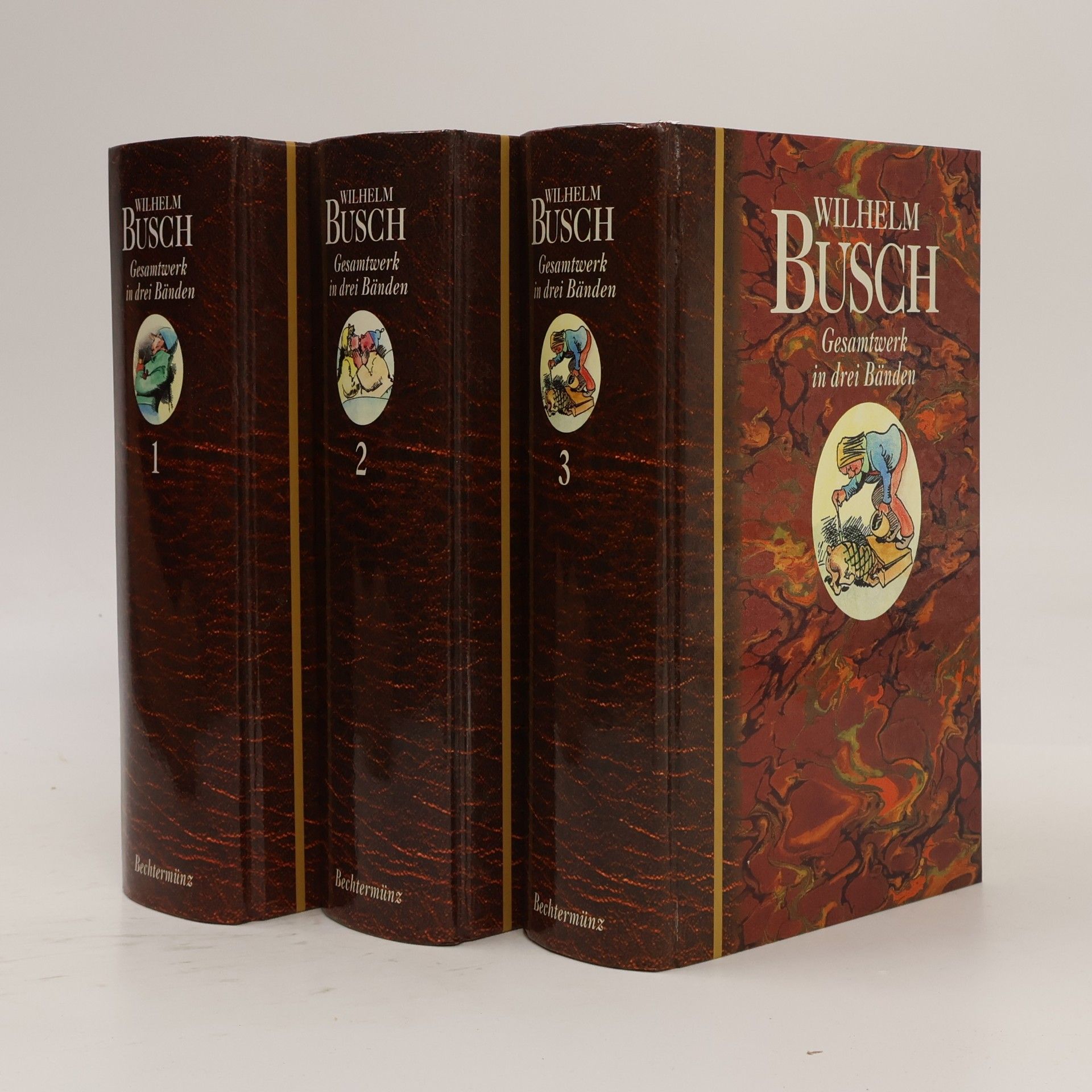 Wilhelm Busch Gesamtwerk in drei Bänden 1-3