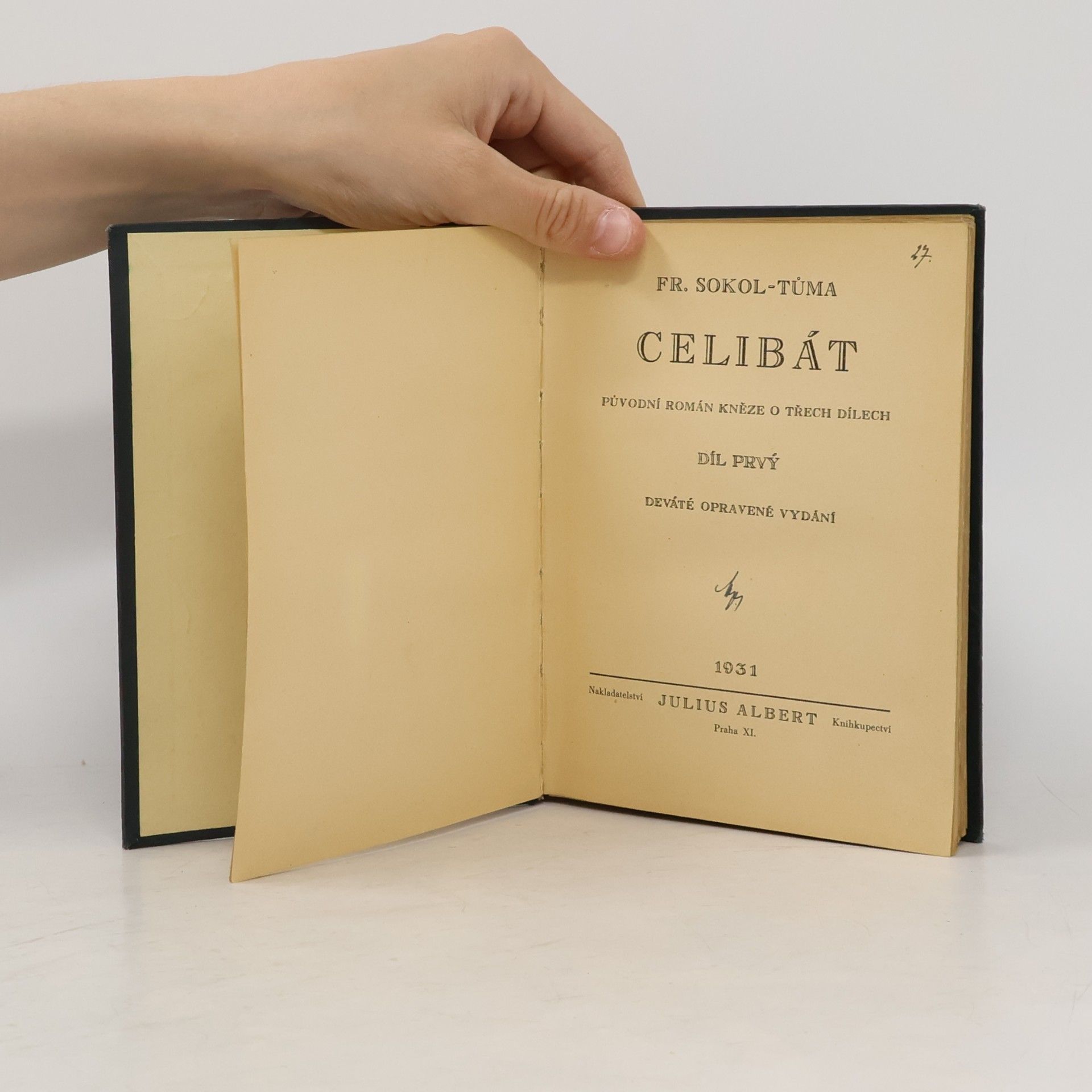 František Sokol Tůma Celibát I.