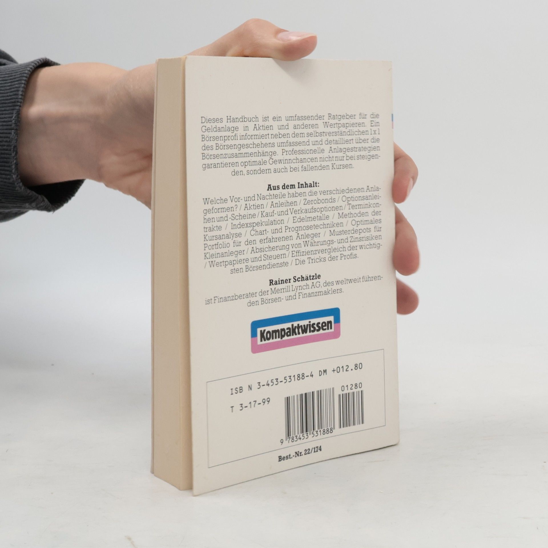 Rainer Schätzle Handbuch Börse