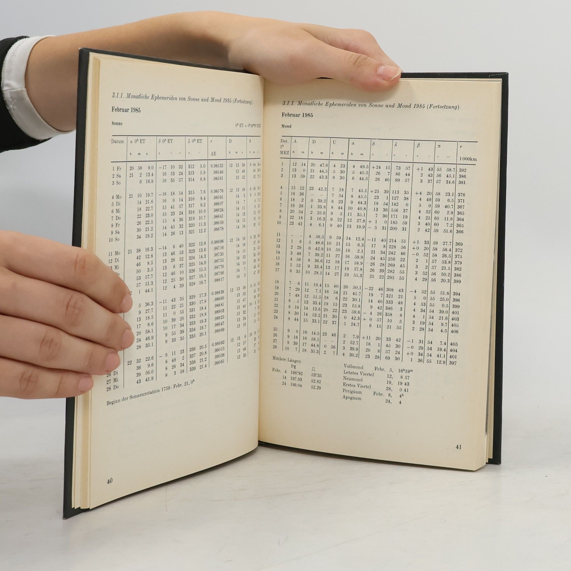 Paul Oswald Ahnert Kalender für Sternfreunde 1985