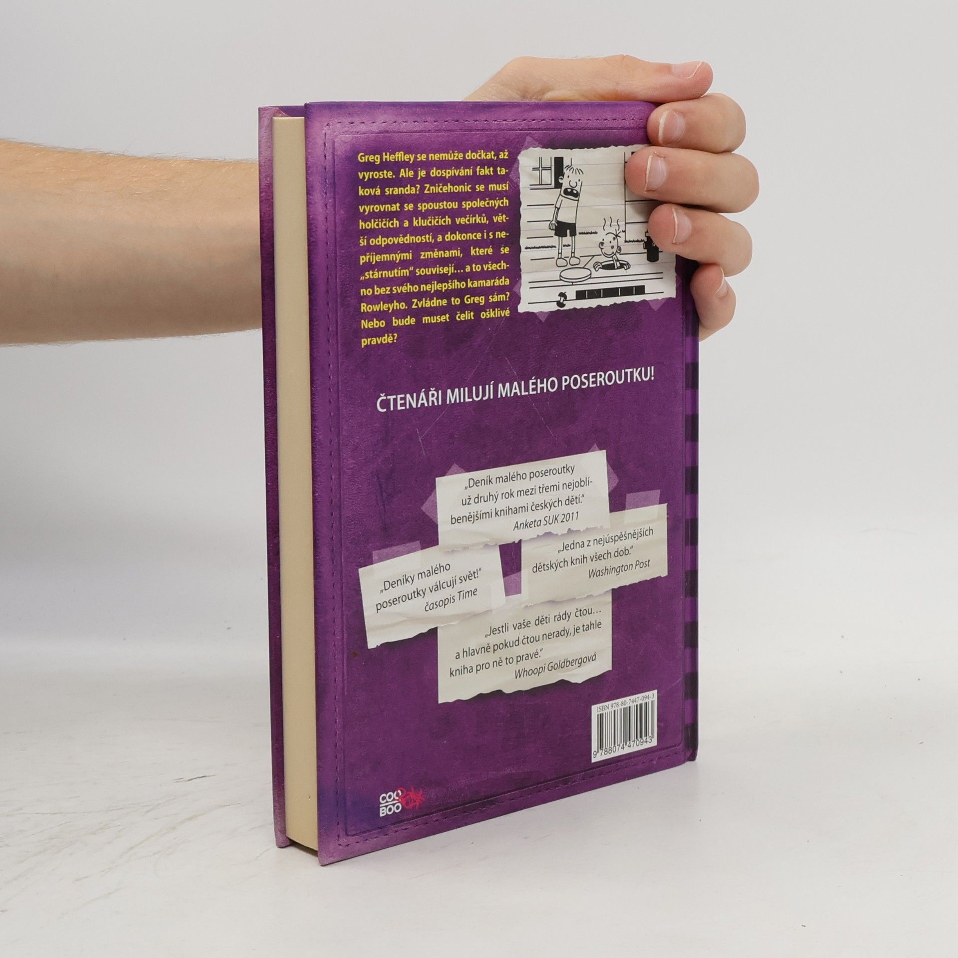Jeff Kinney Deník malého poseroutky 5. Ošklivá pravda
