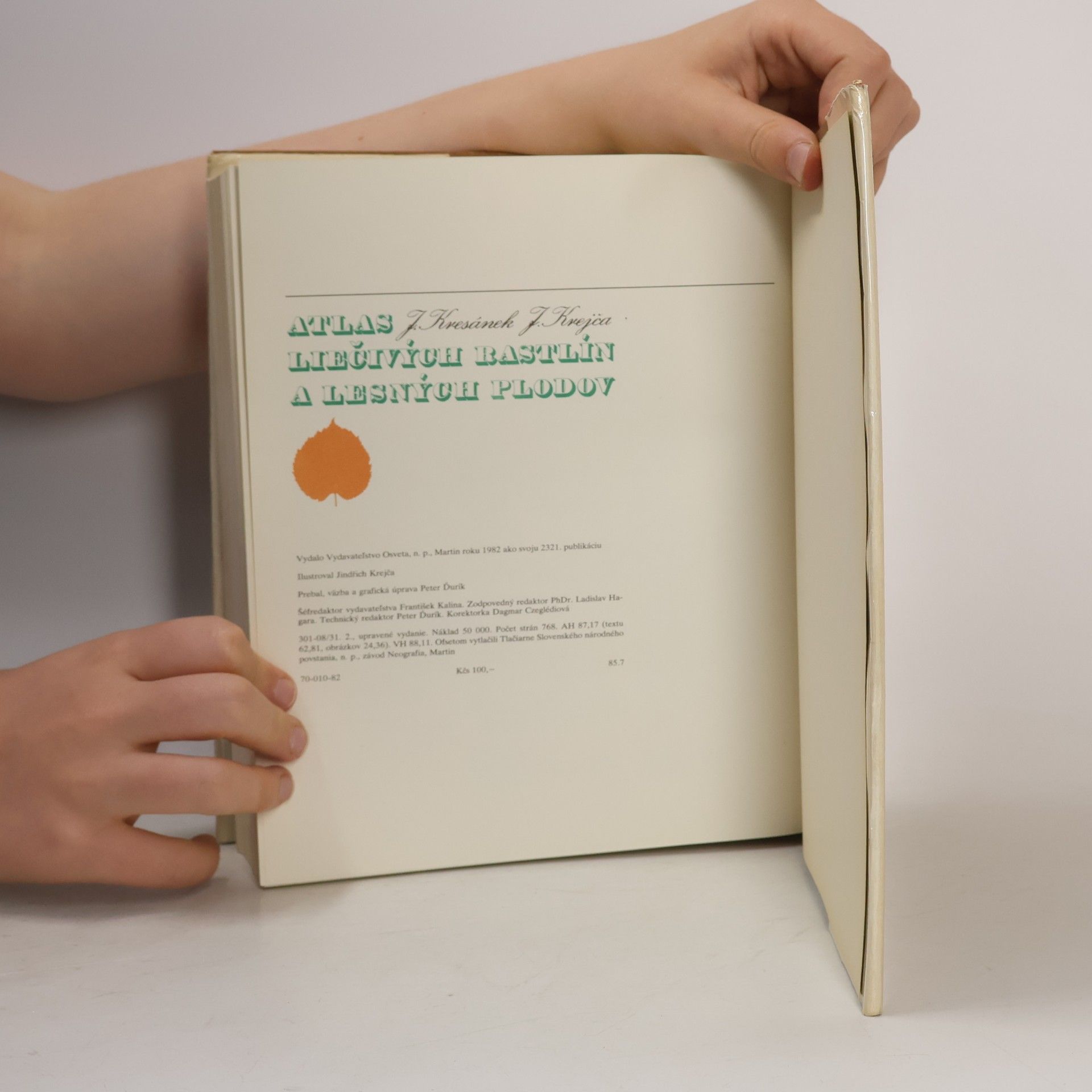 Jindřich Krejča Atlas liečivých rastlín a lesných plodov
