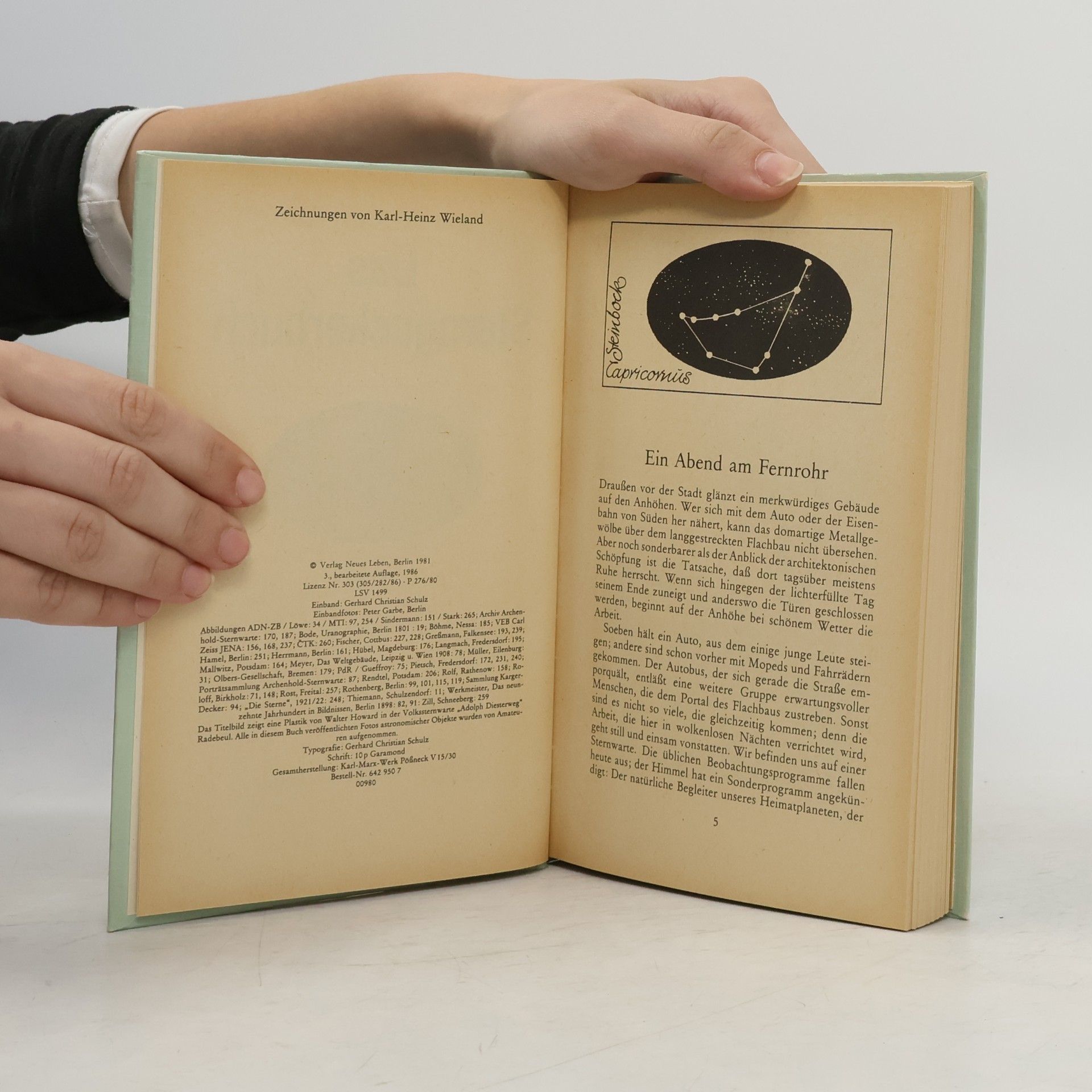 Dieter Bernhard Herrmann Der Sternguckerbuch