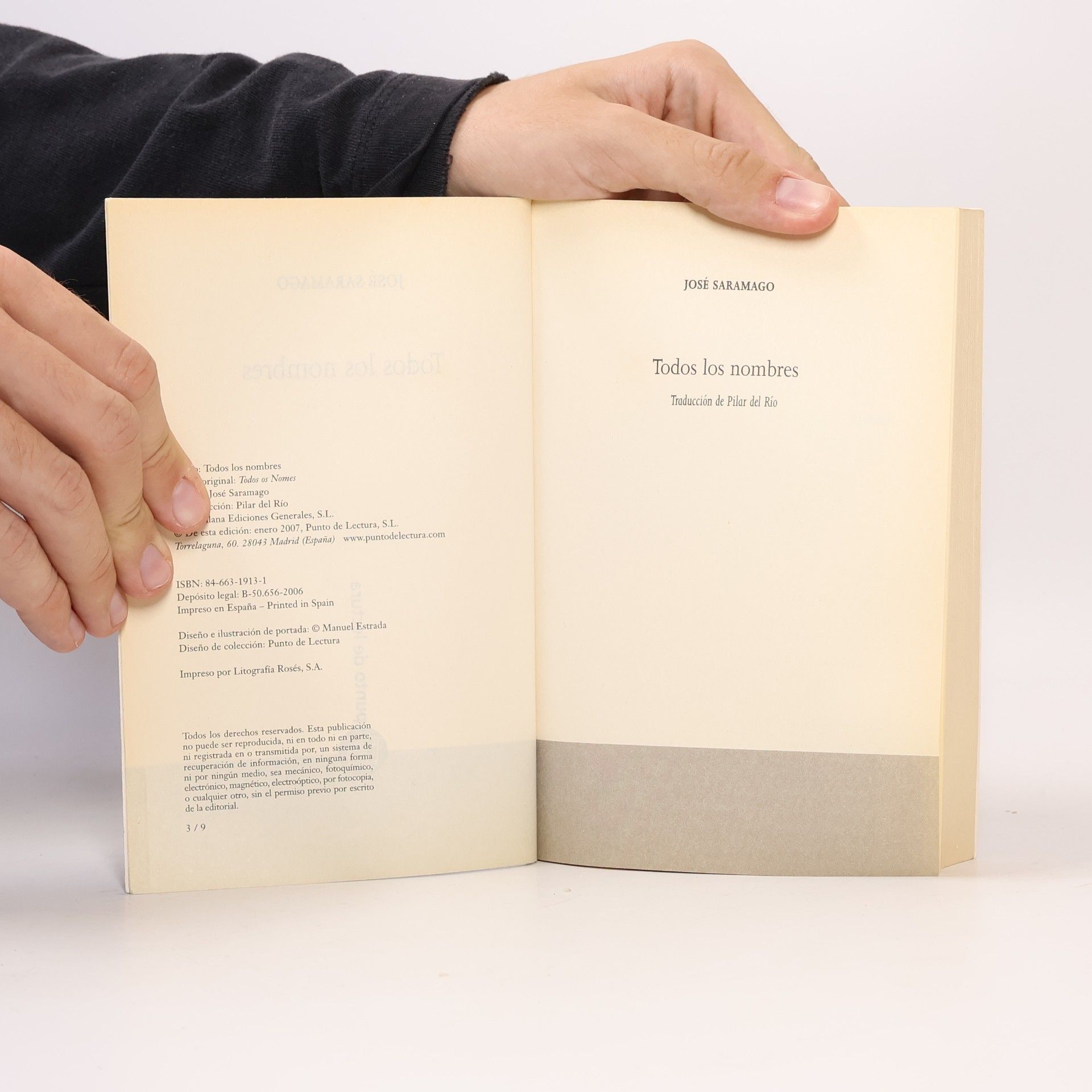 José Saramago Todos Los Nombres