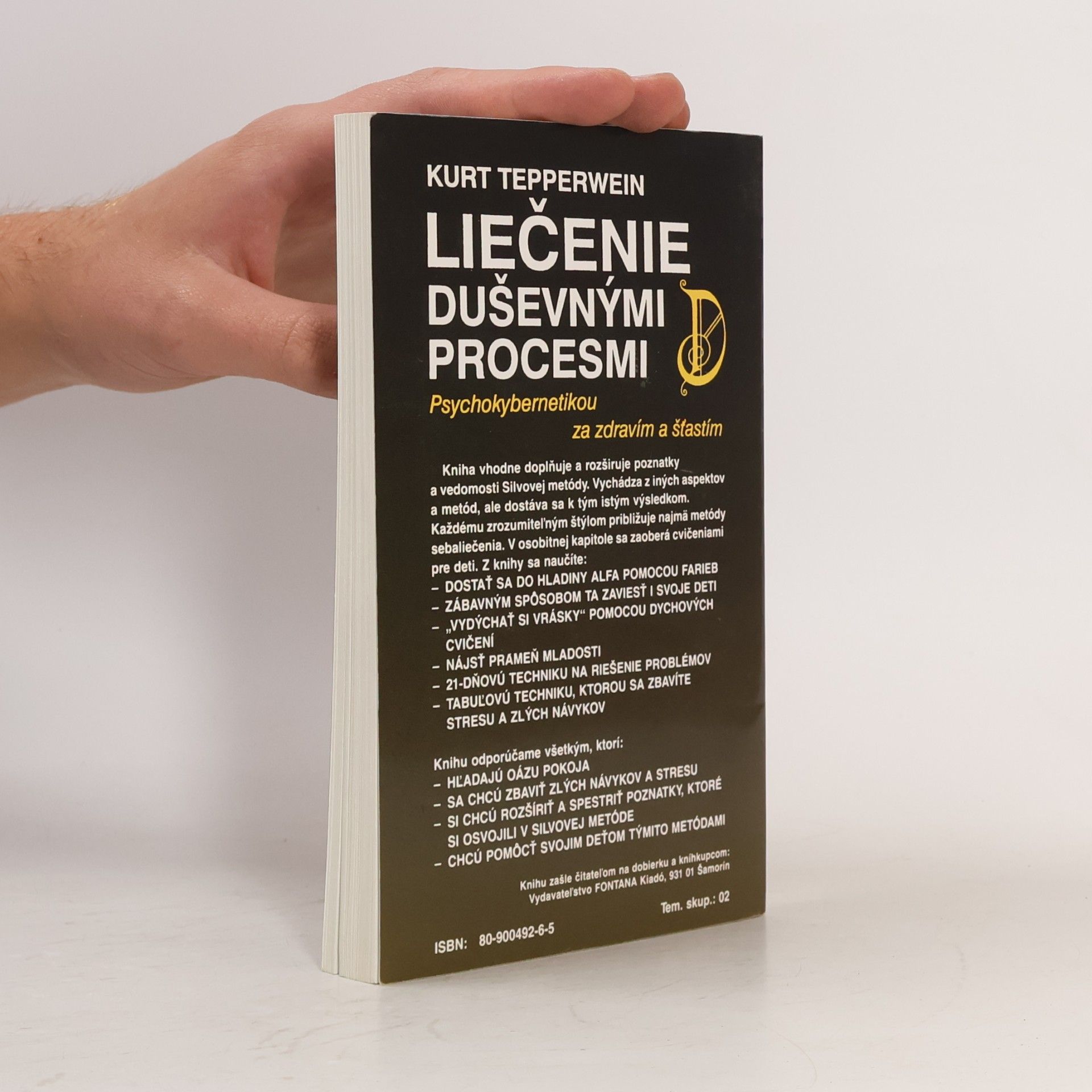 Kurt Tepperwein Liečenie duševnými procesmi