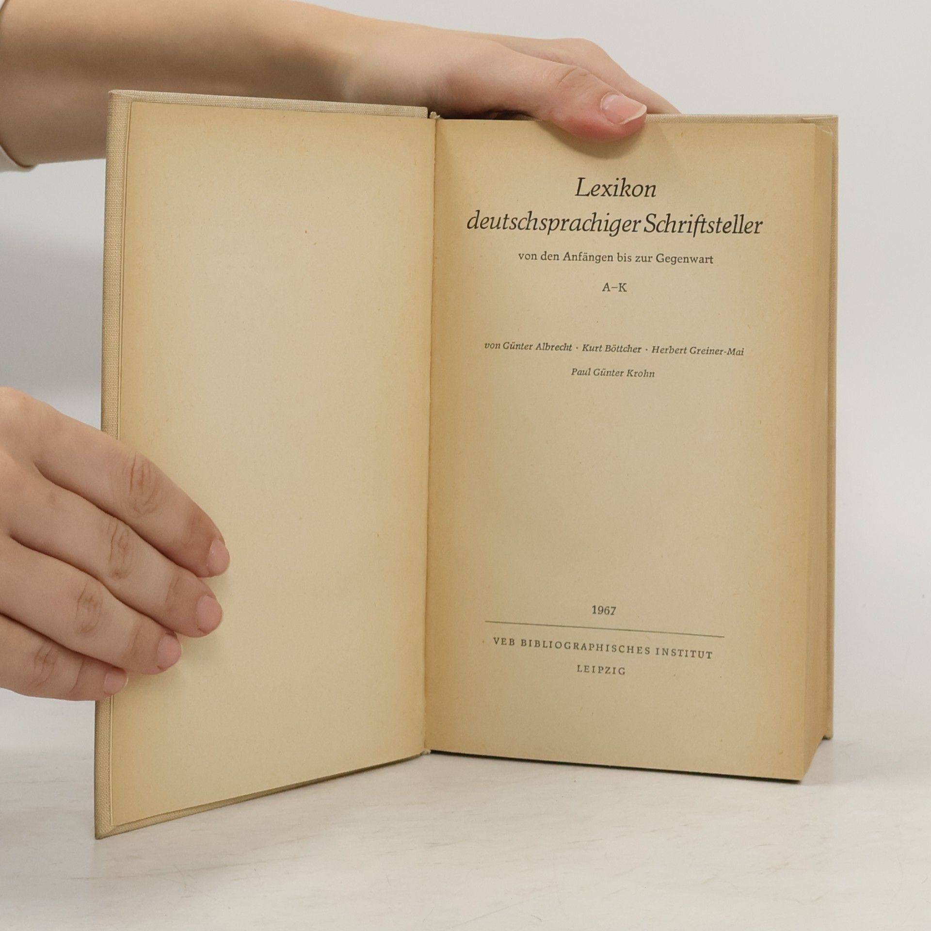 Autorenkollektiv Lexikon deutschsprachiger Schriftsteller
