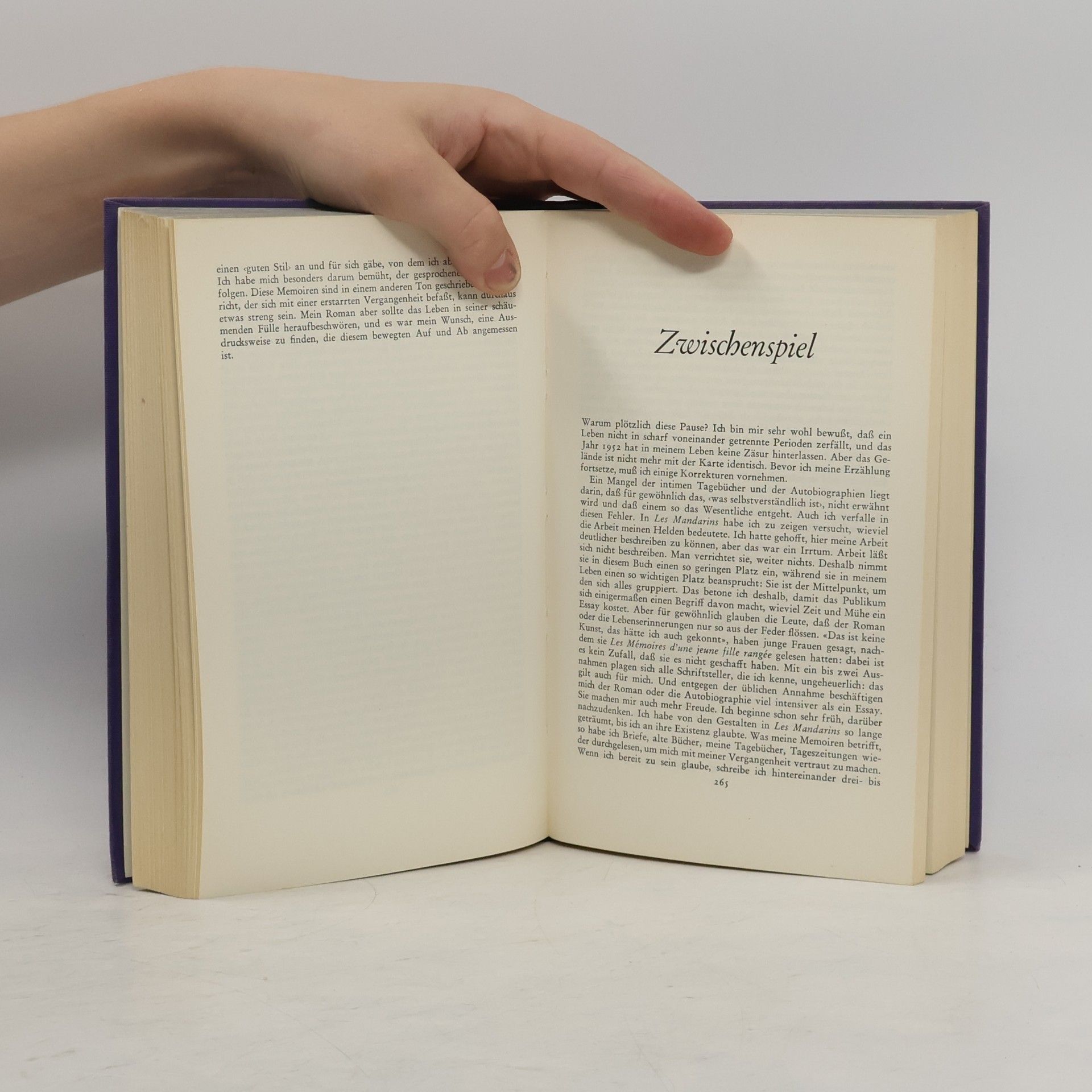 Simone Beauvoir Der Lauf der Dinge