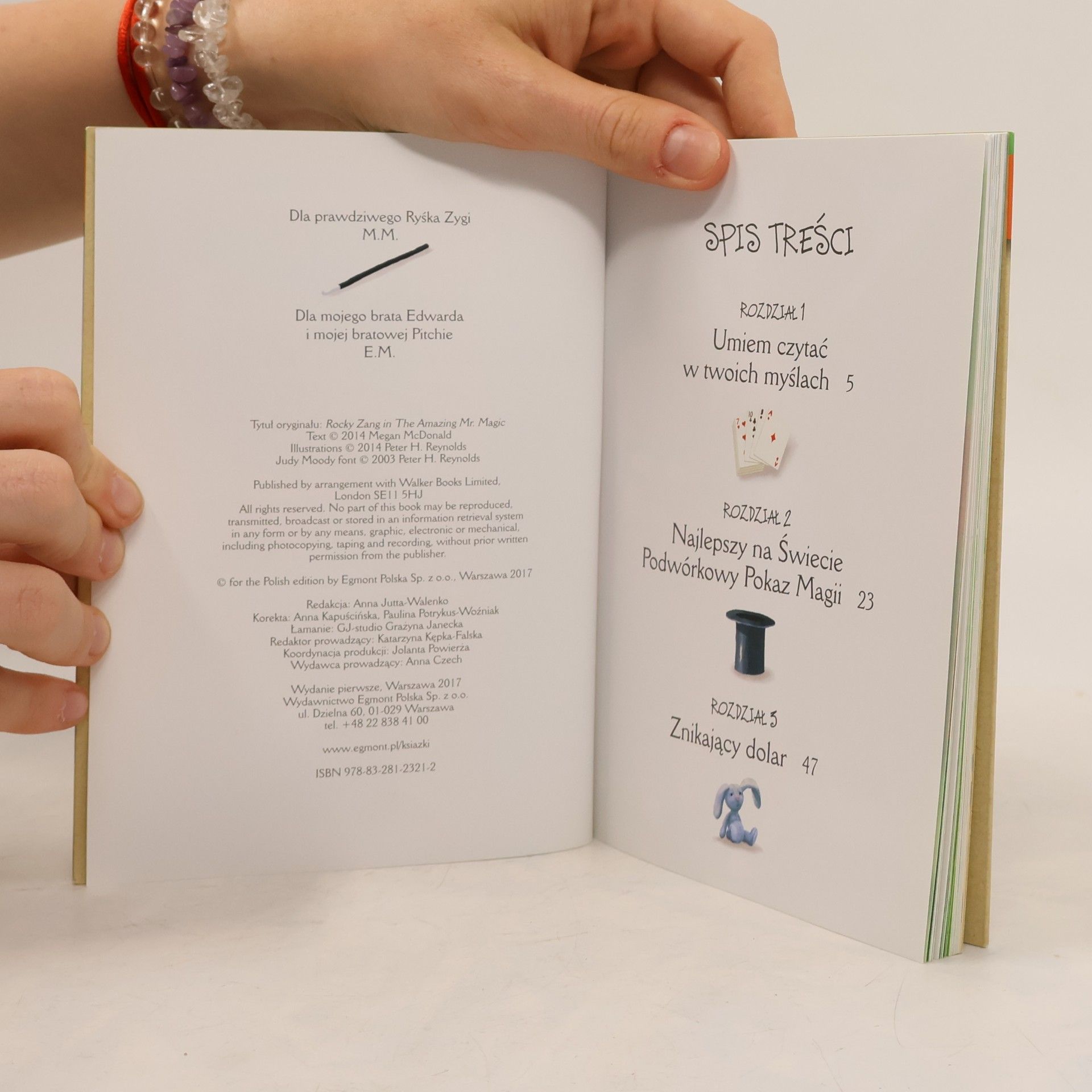 Megan McDonald Hania Humorek i Przyjaciele - 2: Rysiek Zyga, Zdumiewający Pan Magik