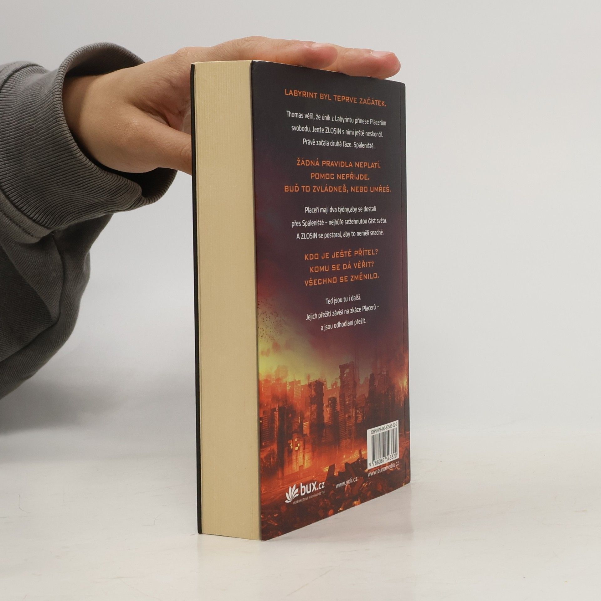 James Dashner Labyrint. 2, Spáleniště: zkouška