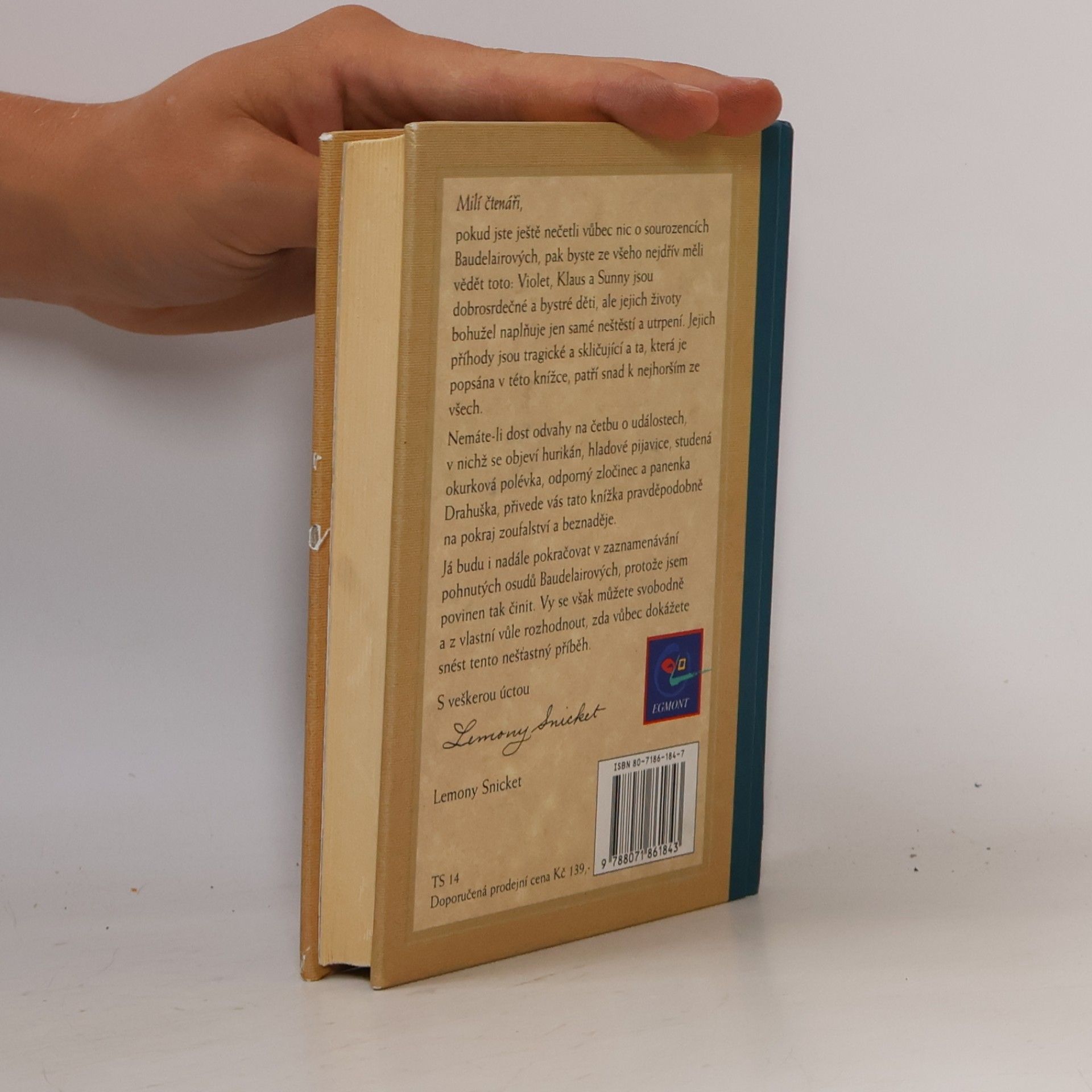 Lemony Snicket Řada nešťastných příhod. 3.díl. Široké okno