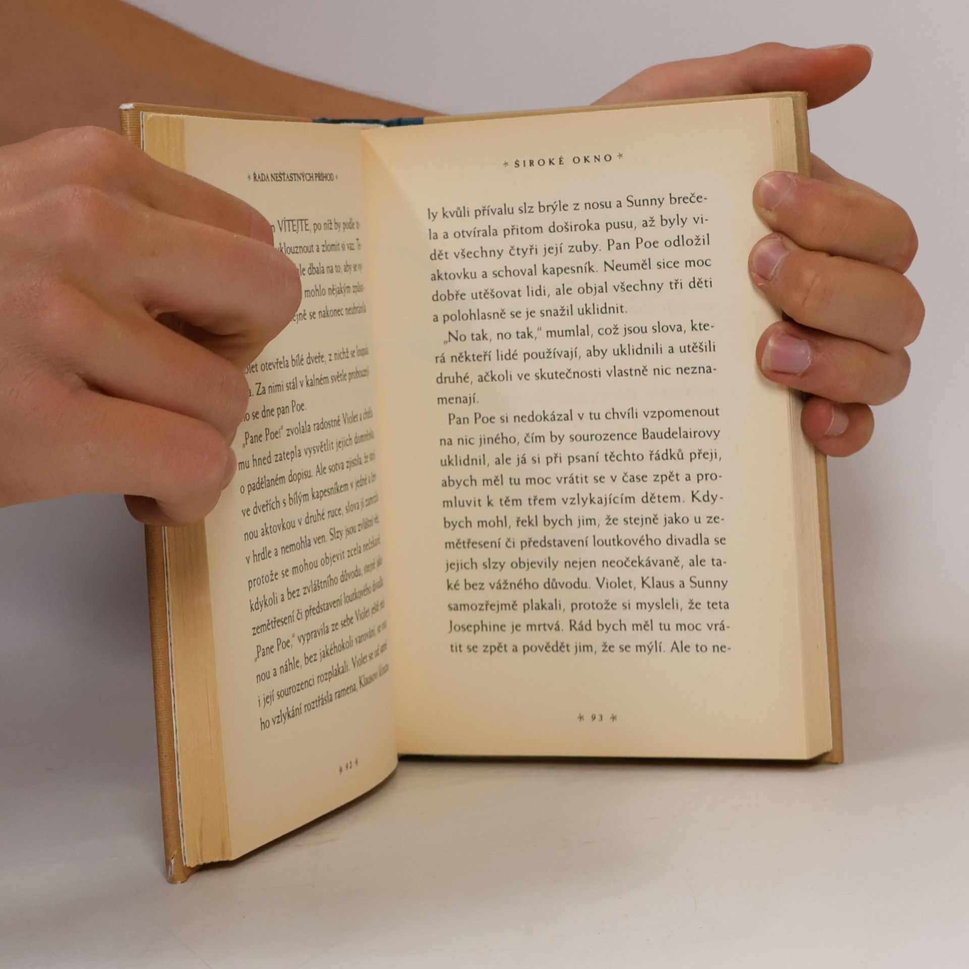 Lemony Snicket Řada nešťastných příhod. 3.díl. Široké okno