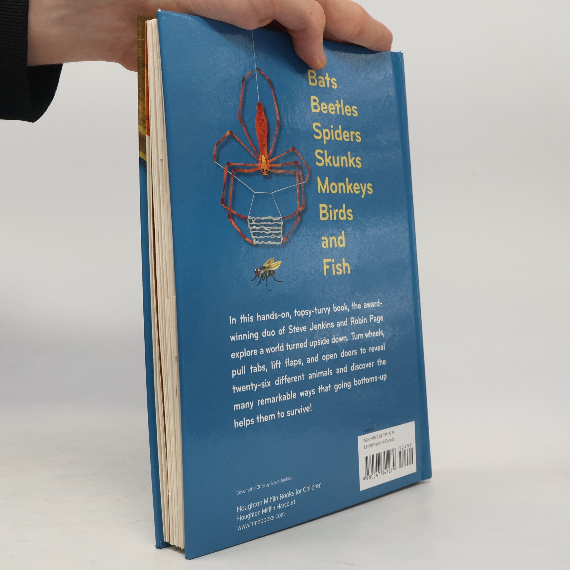 Steve Jenkins Animals Upside Down: A Pull, Pop, Lift & Learn Book!