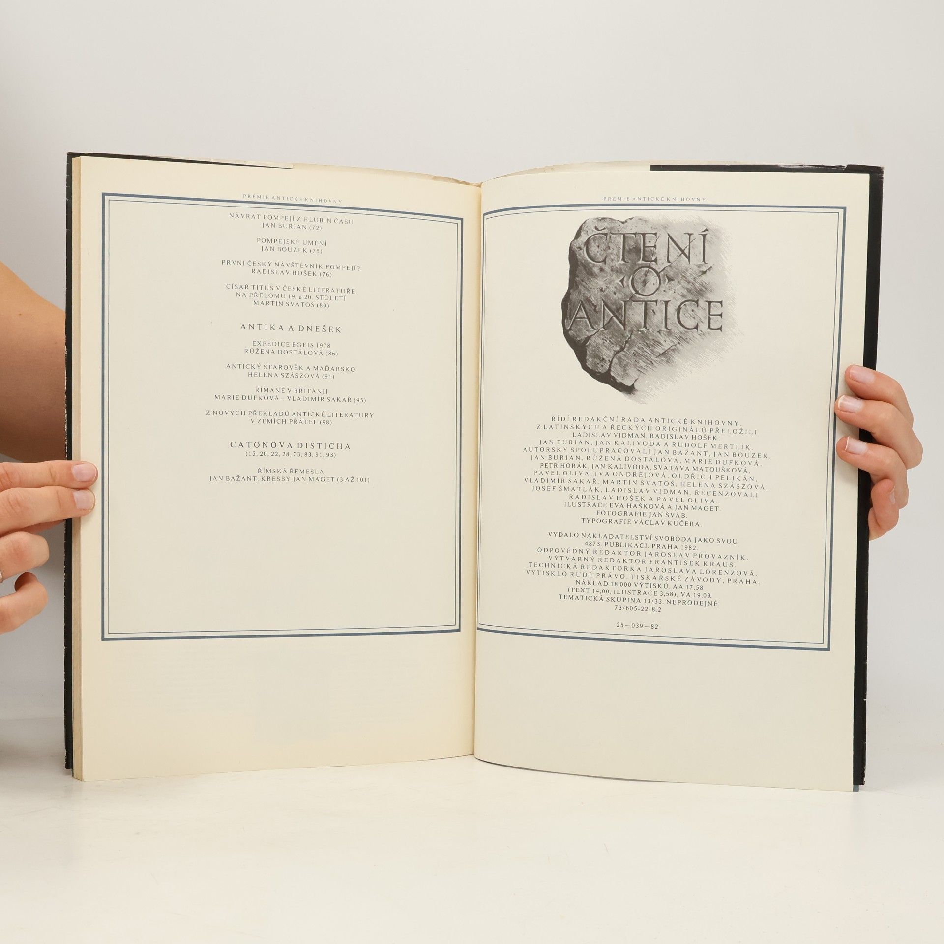 Autorenkollektiv Čtení o Antice 1980-1981