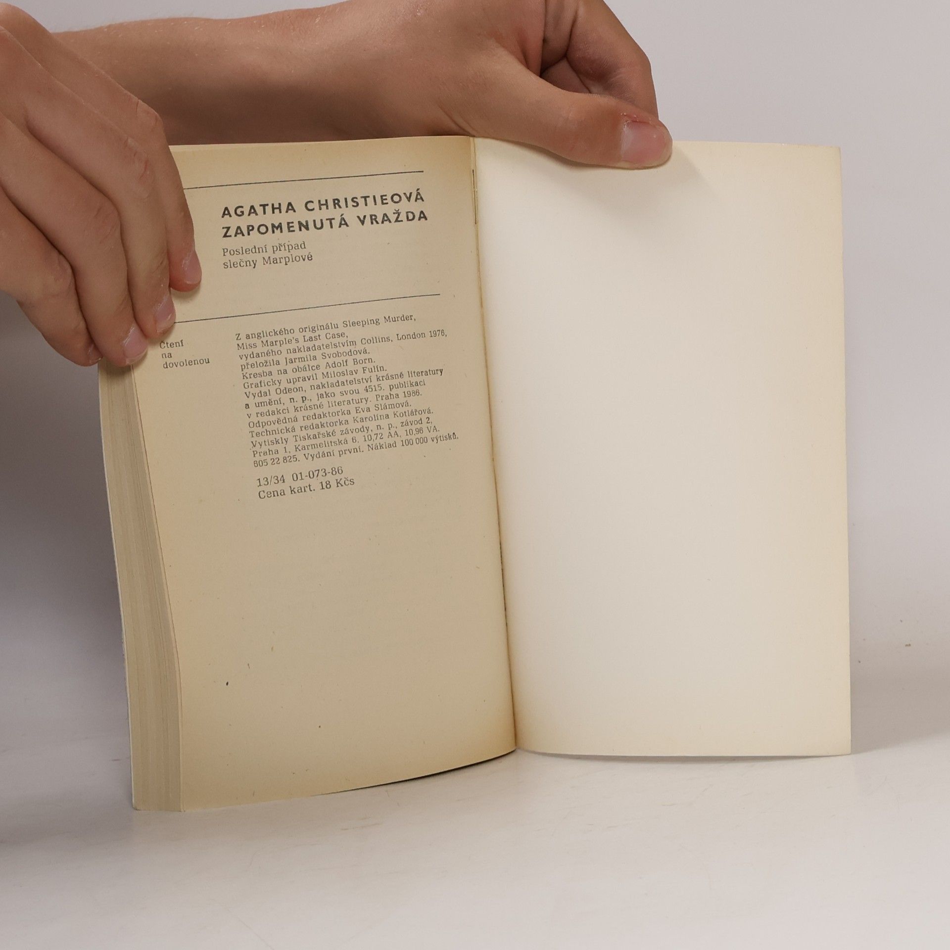 Agatha Christie Zapomenutá vražda