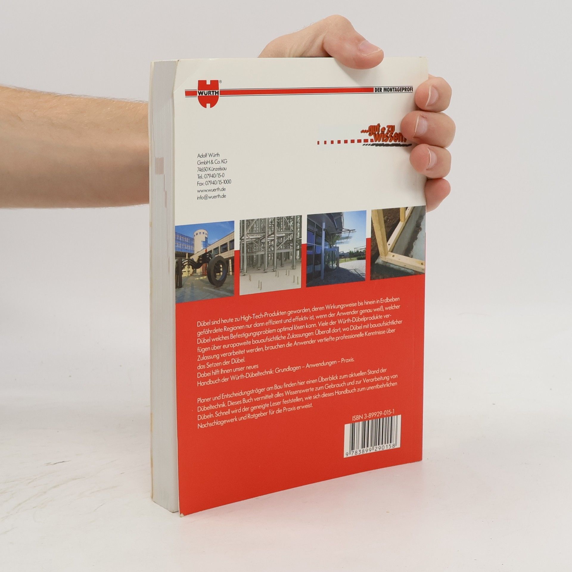 Gregor Kerl Handbuch der Würth-Dübeltechnik