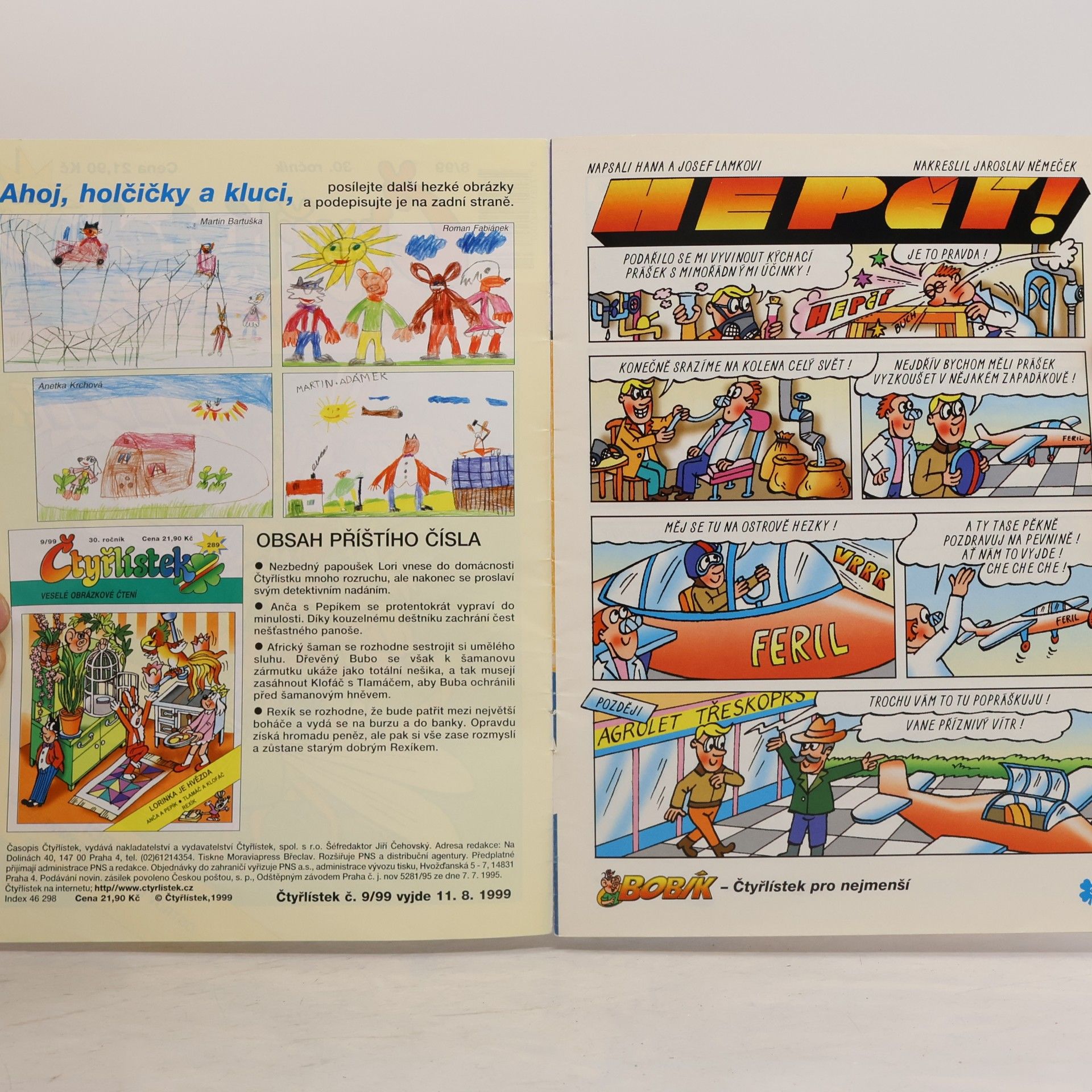 Kolektiv autorů Čtyřlístek 8/1999 288. Hepčí