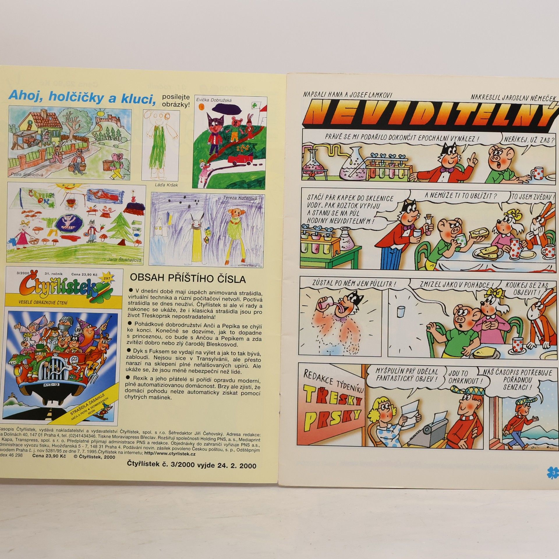Kolektiv autorů Čtyřlístek 296. 2/2000