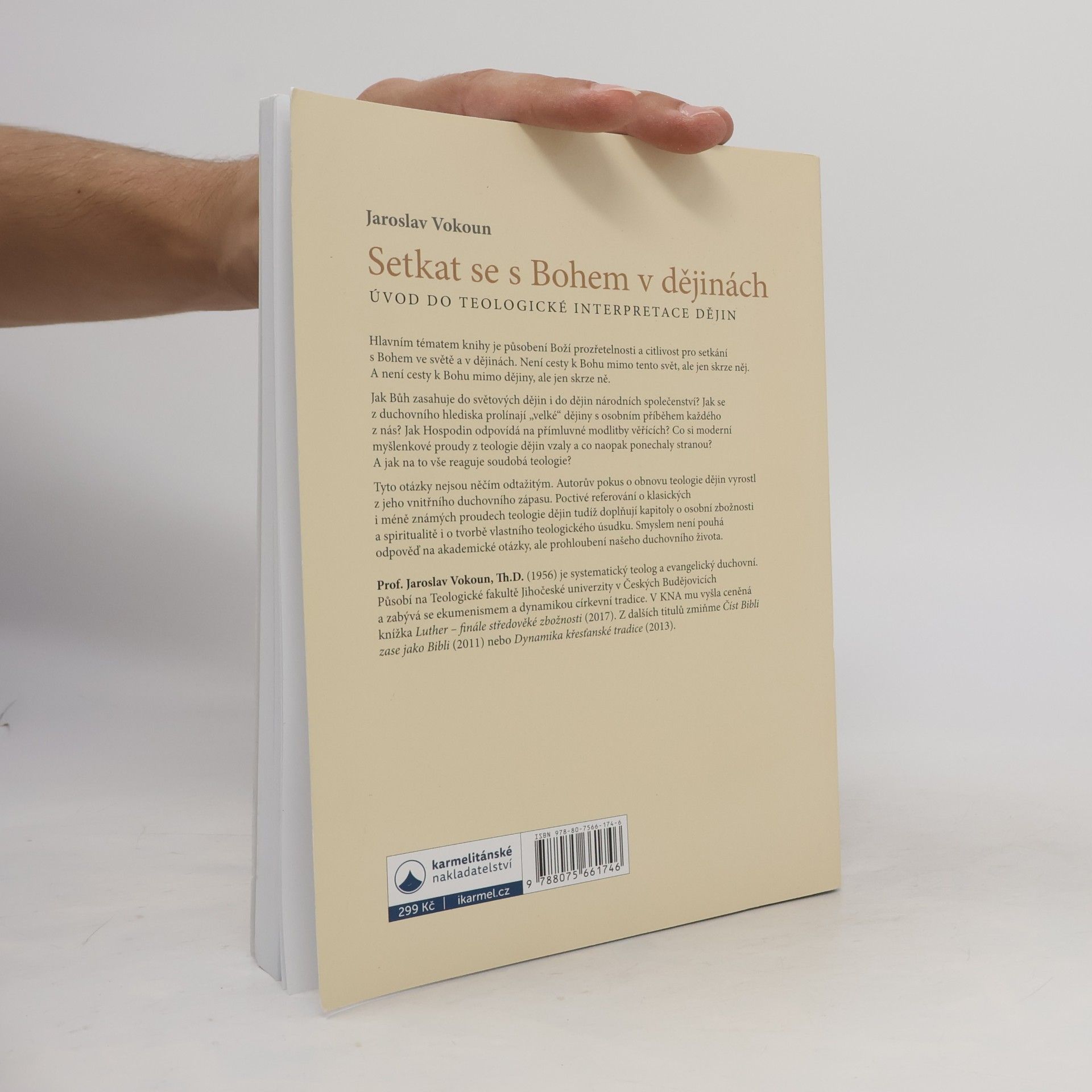 Jaroslav Vokoun Setkat se s Bohem v dějinách - Úvod do telologické interpretace dějin