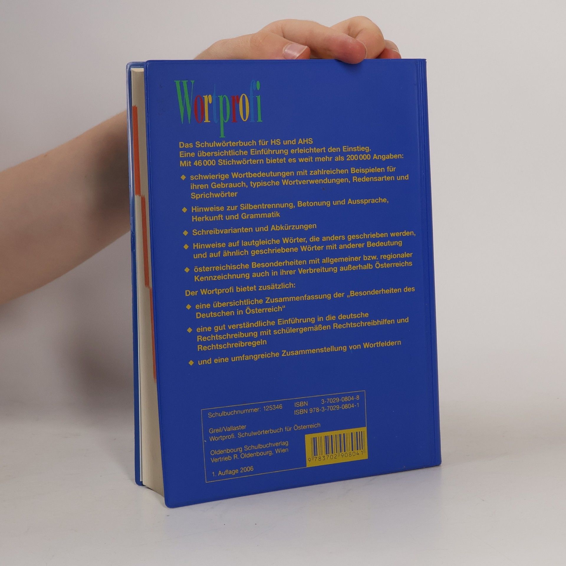 Josef Greil Wortprofi - Schulwörterbuch für Österreich