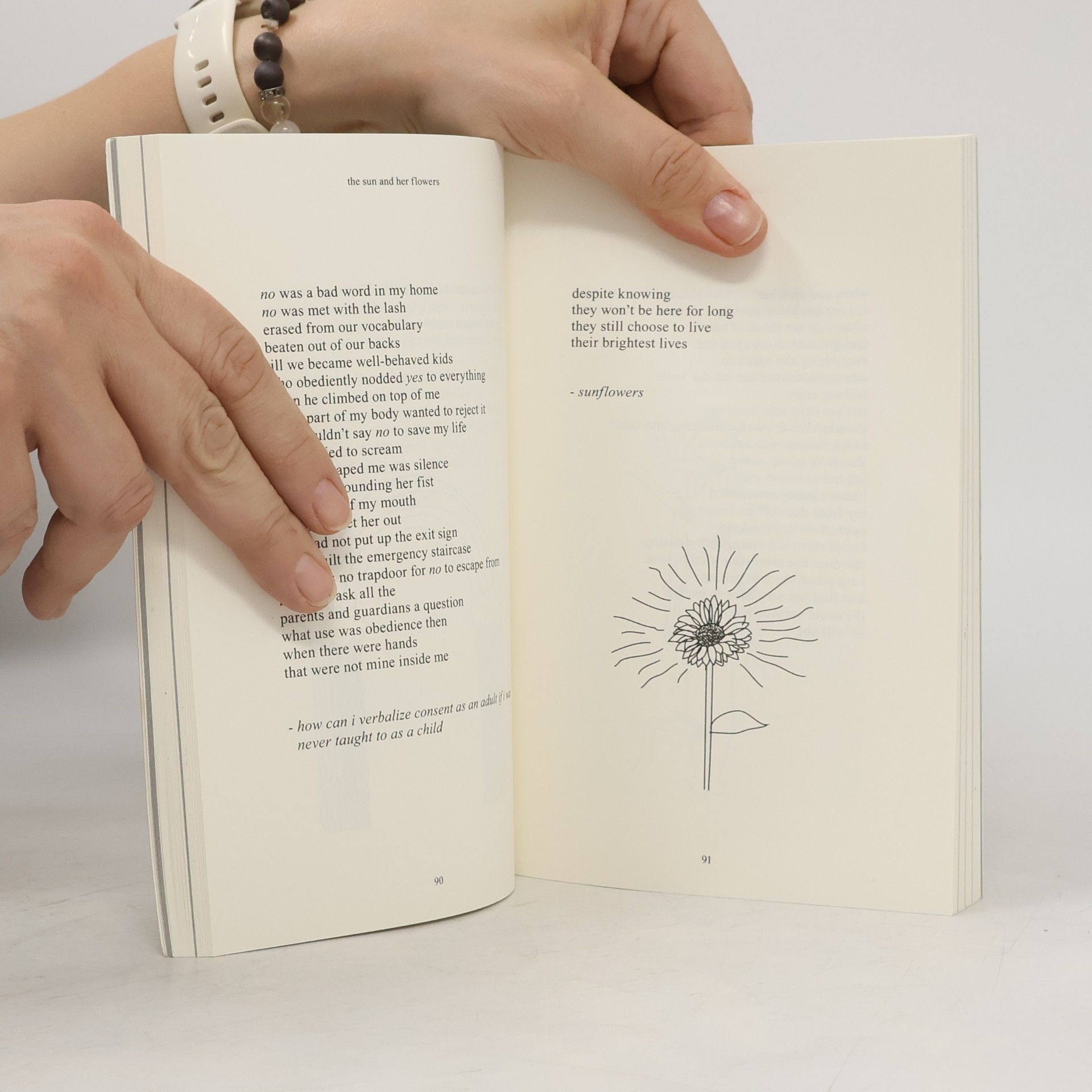 Rupi Kaur The sun and her flowers