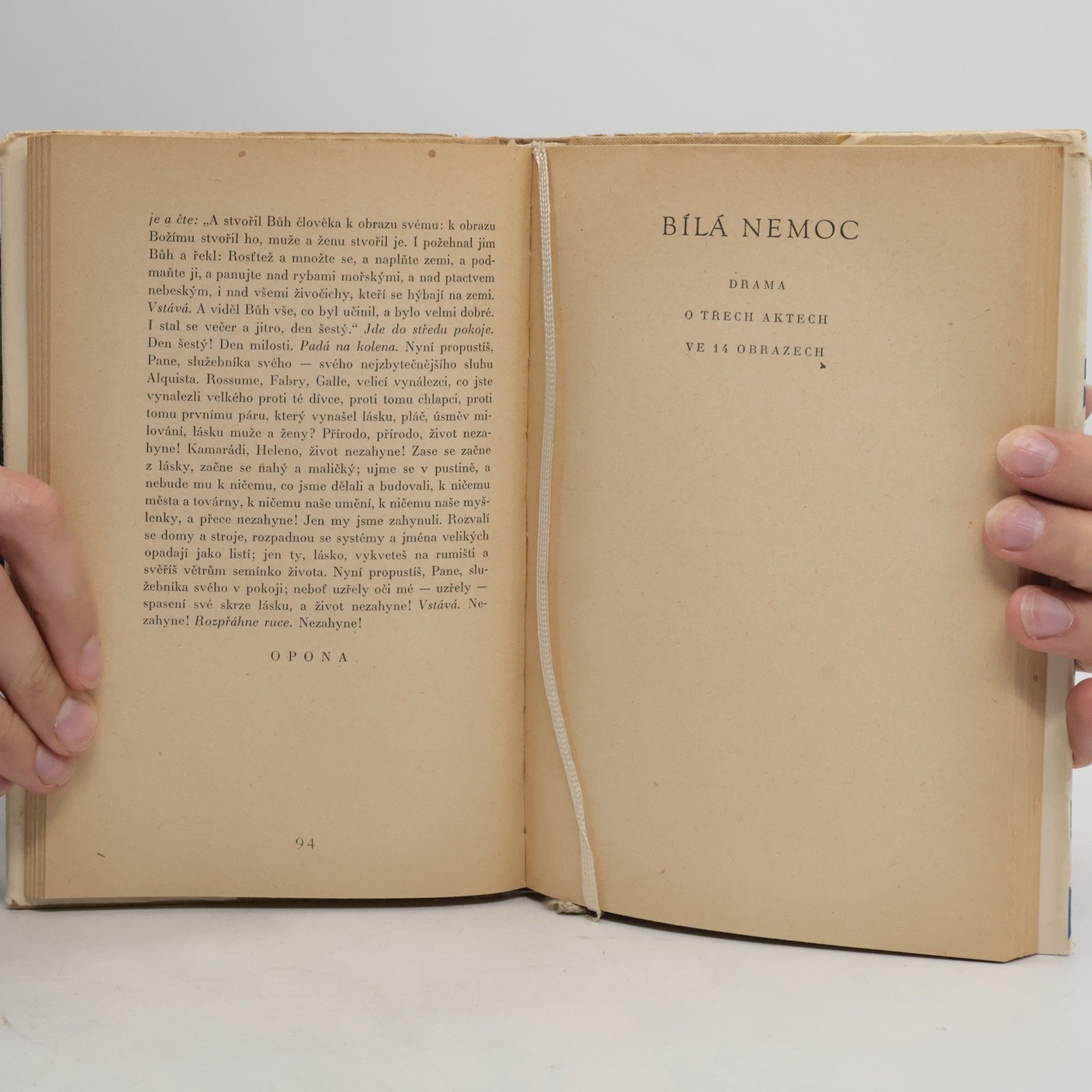 Karel Čapek R. U. R. Bílá nemoc. Matka