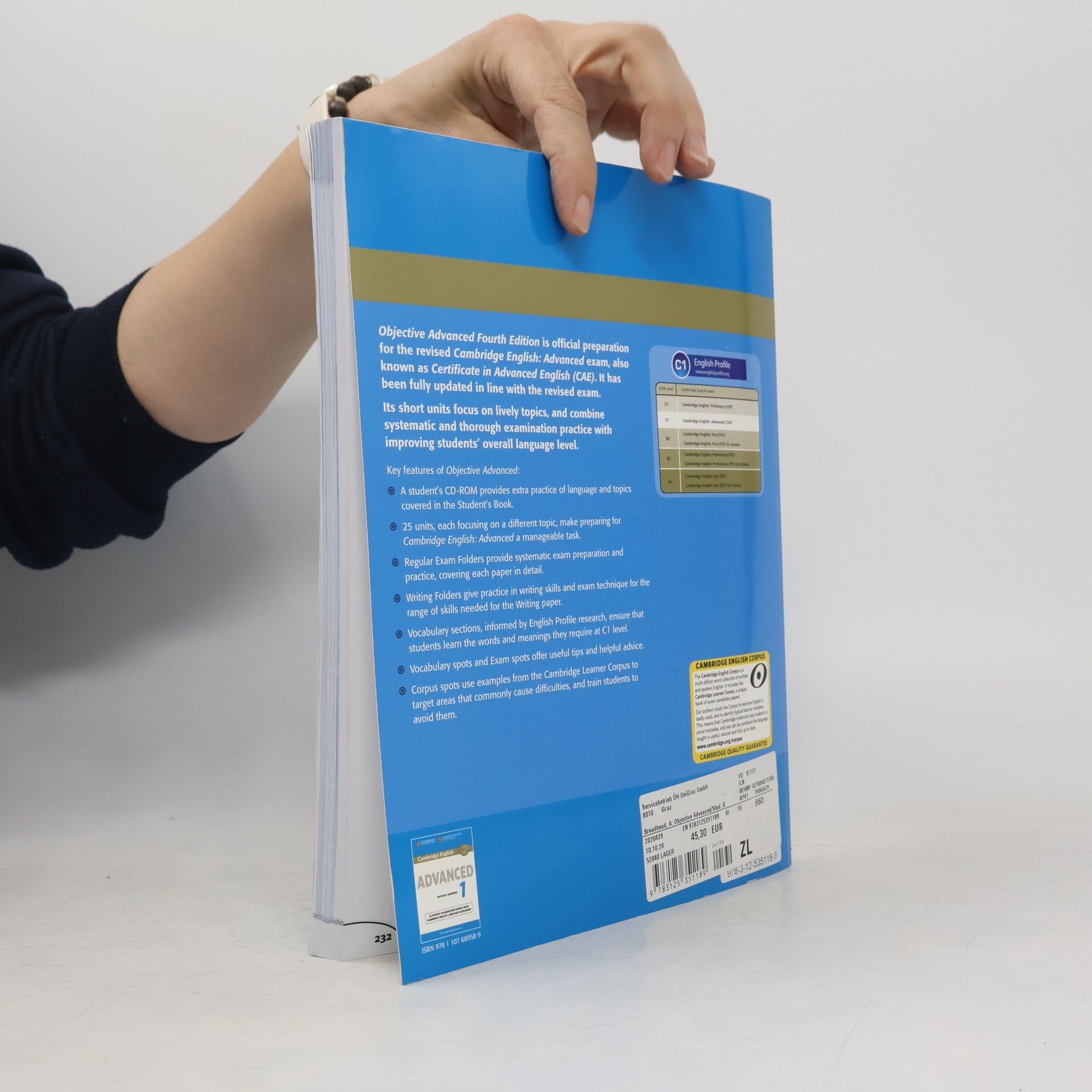 Felicity O'Dell Cambridge English: Objective Advanced. Student's Book With Answers With CD-ROM - Fourth Edition