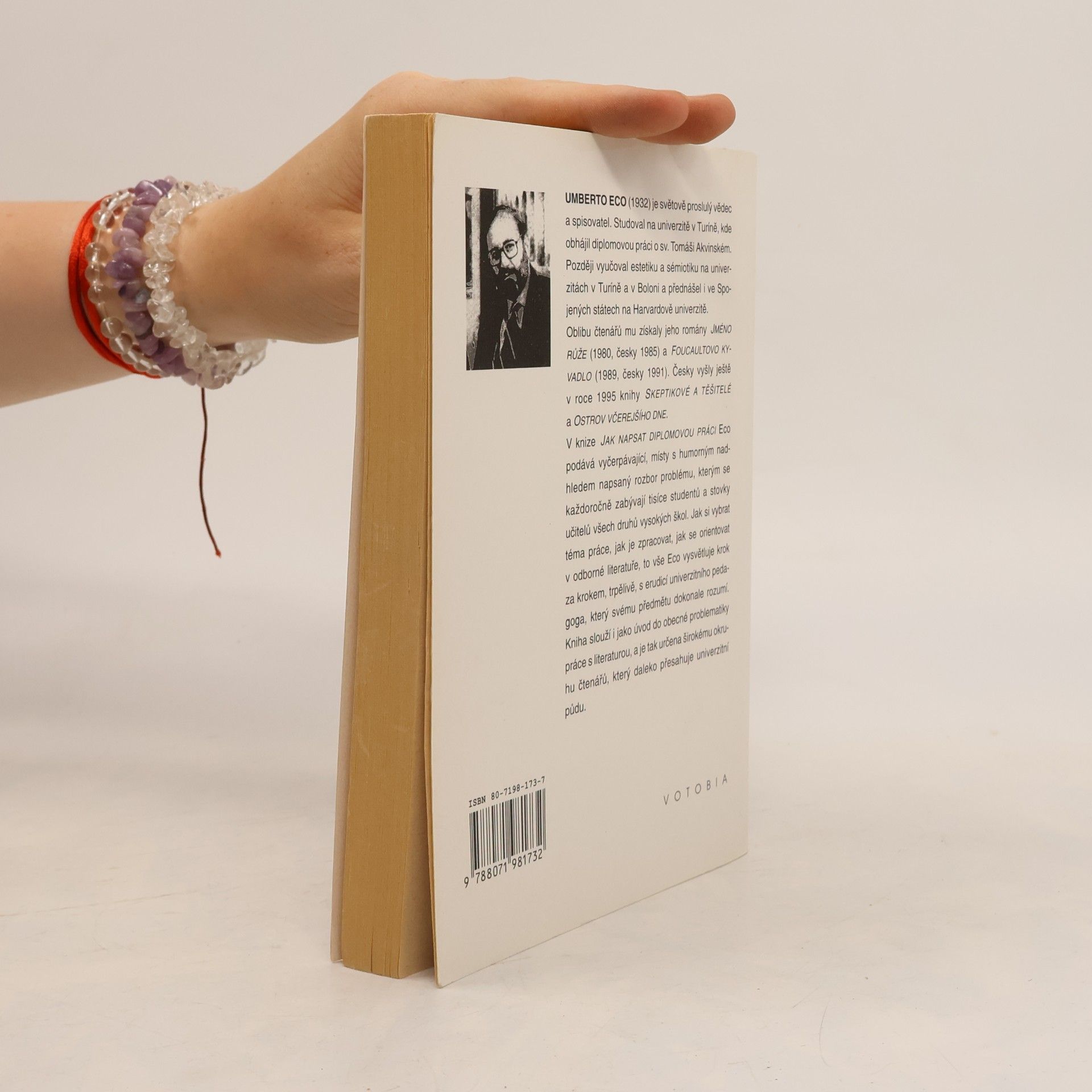 Umberto Eco Jak napsat diplomovou práci