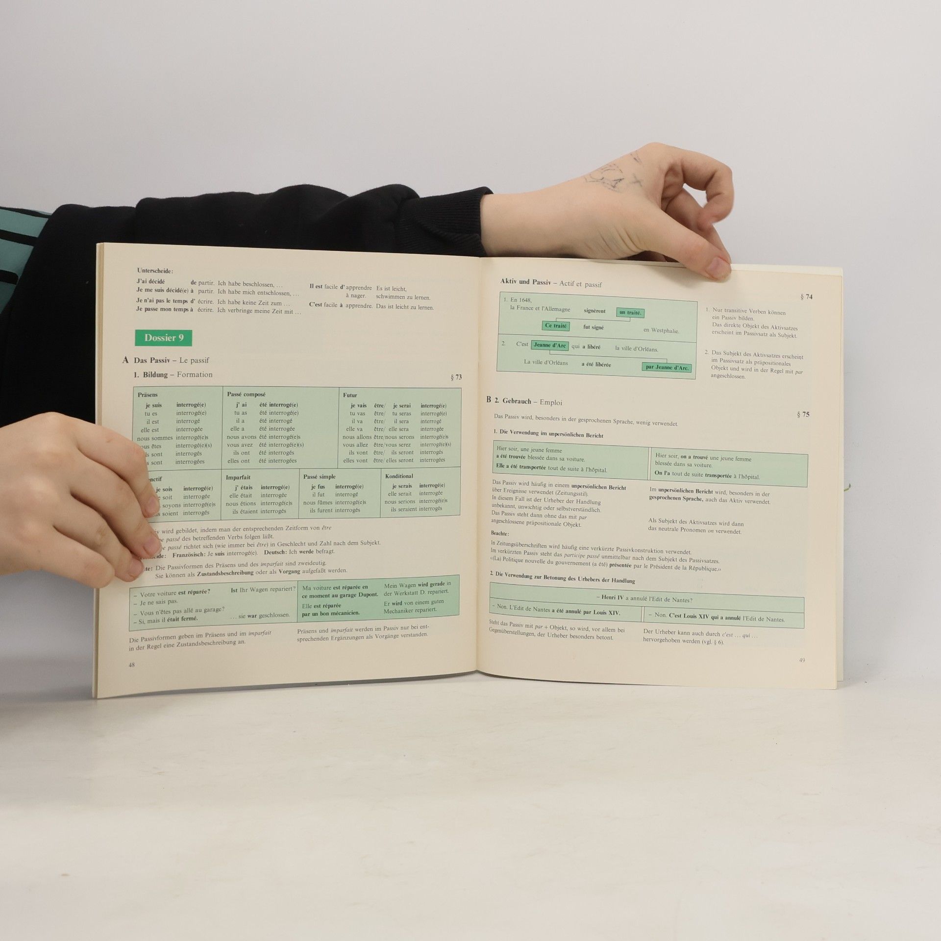 Various authors Etudes Francaises, Cours Intensif 2, Grammatisches Beiheft