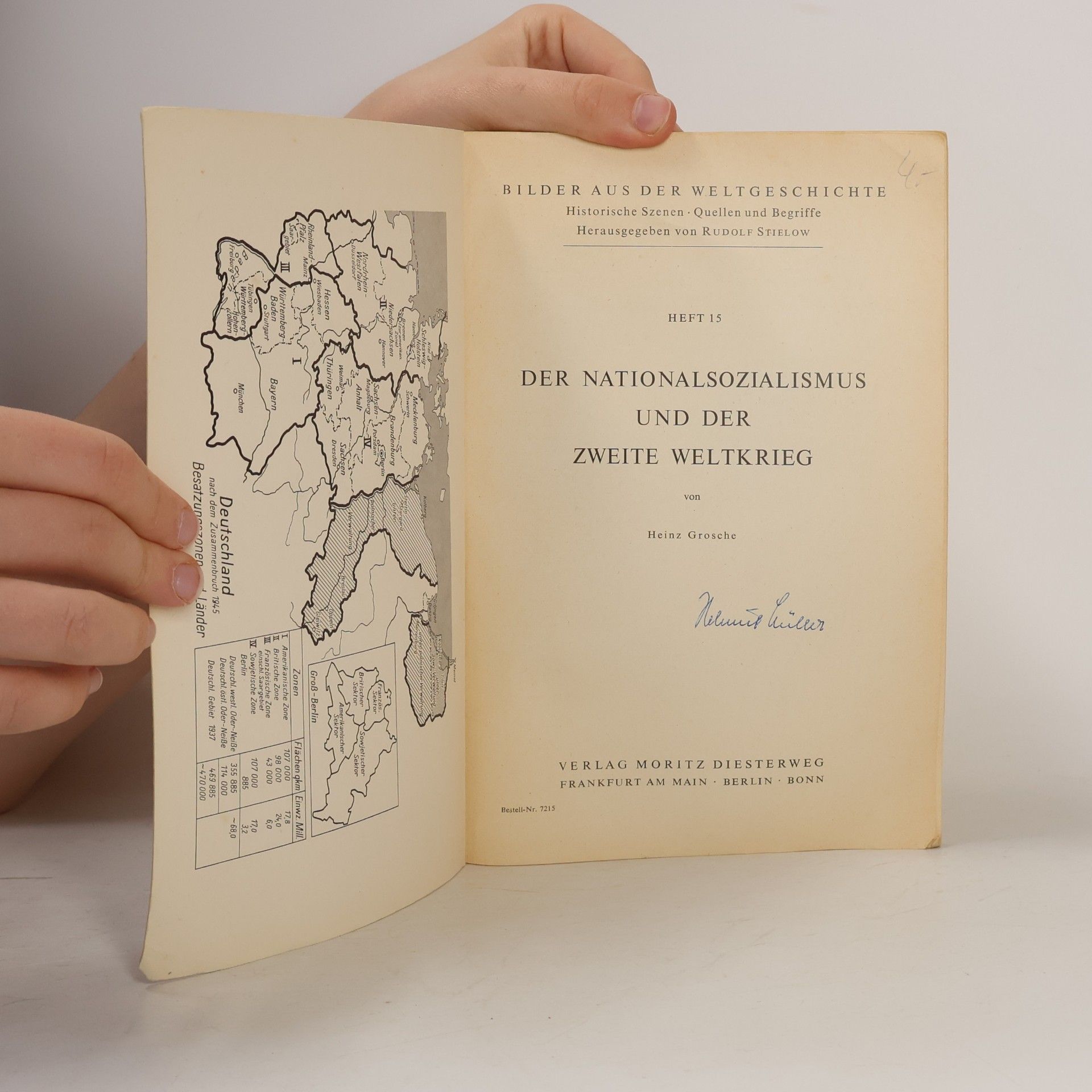 Heinz Grosche Der Nationalsozialismus und der zweite Weltkrieg