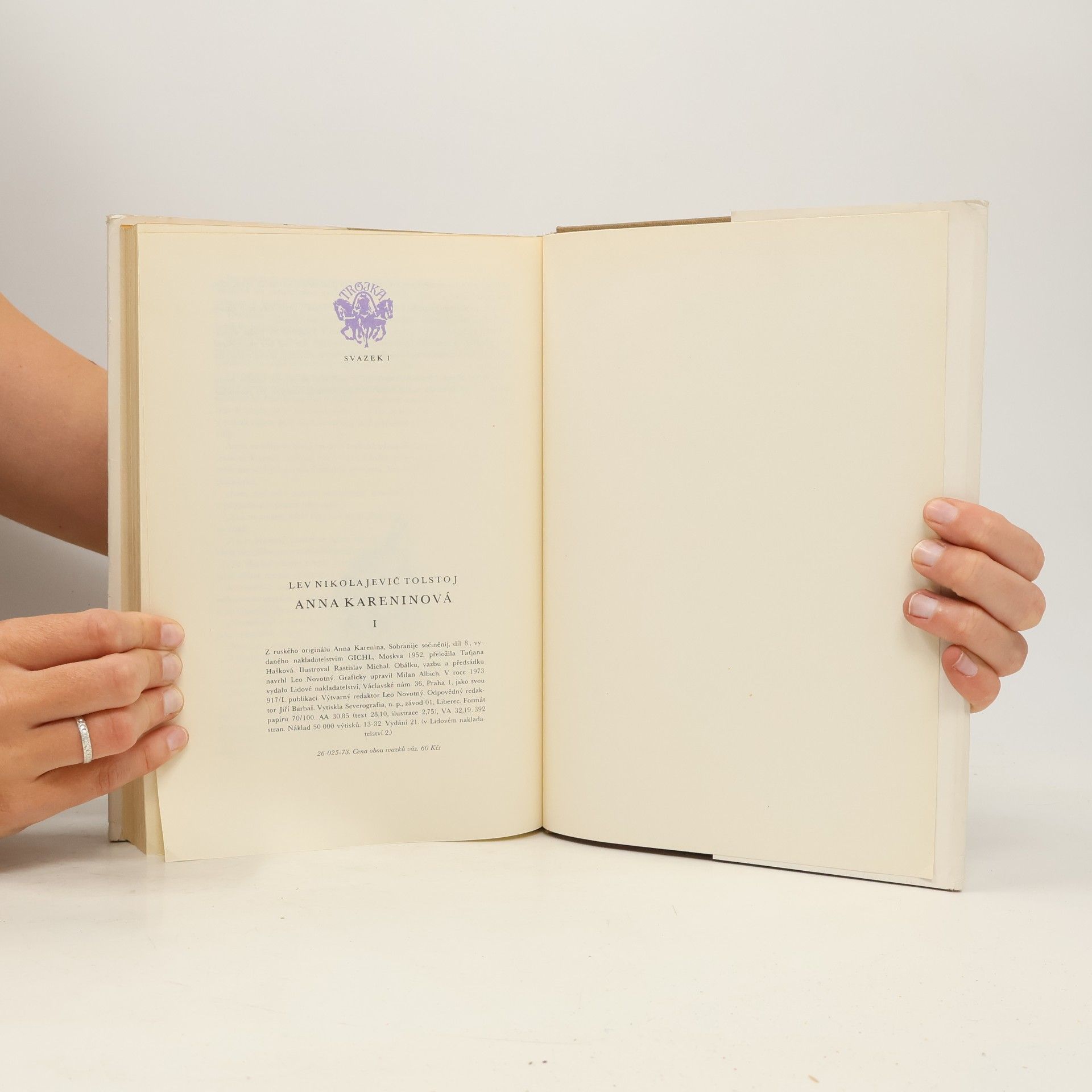 Lew Nikolajewitsch Tolstoi Anna Kareninová I.