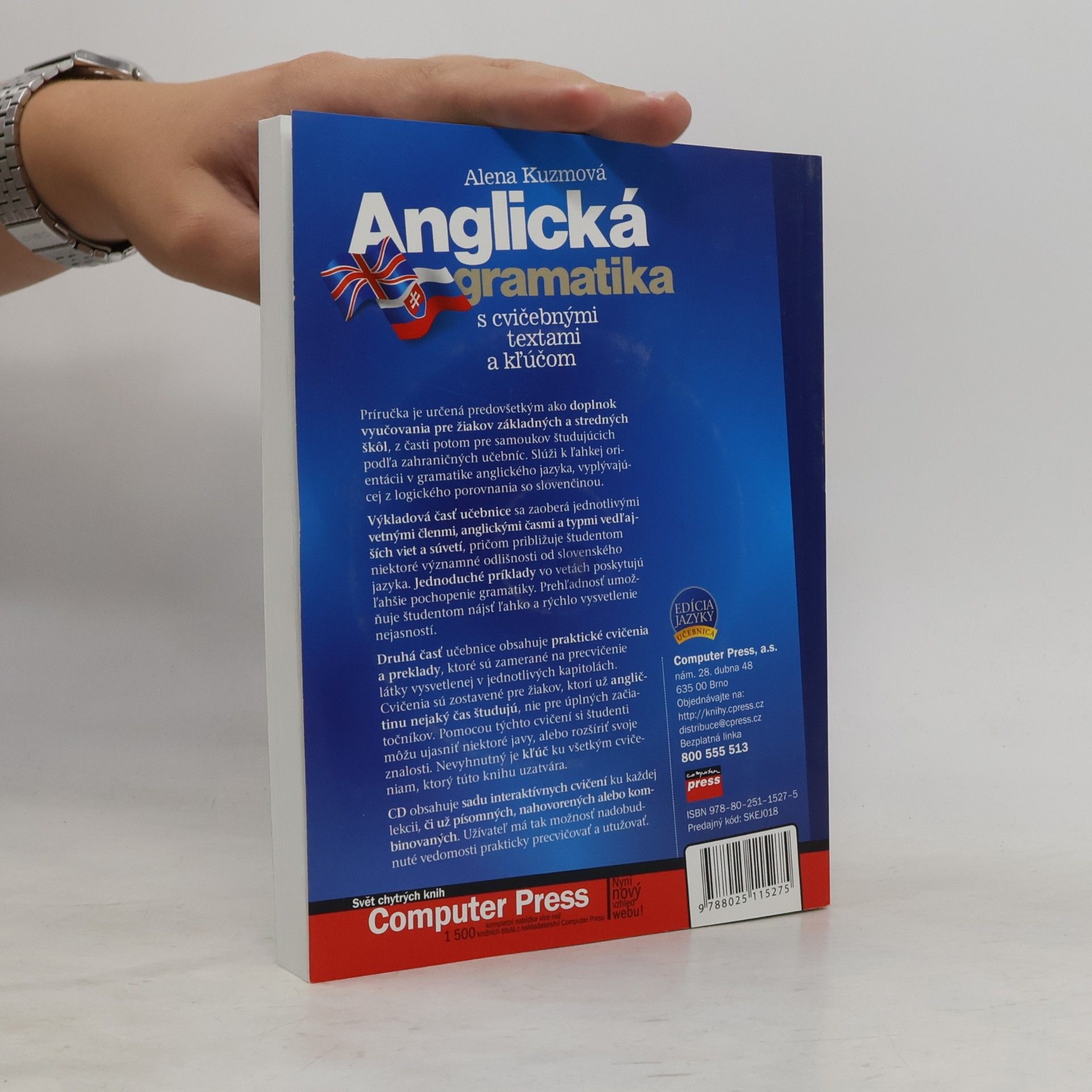 Alena Kuzmová Anglická gramatika : s cvičebnými textami a kľúčom