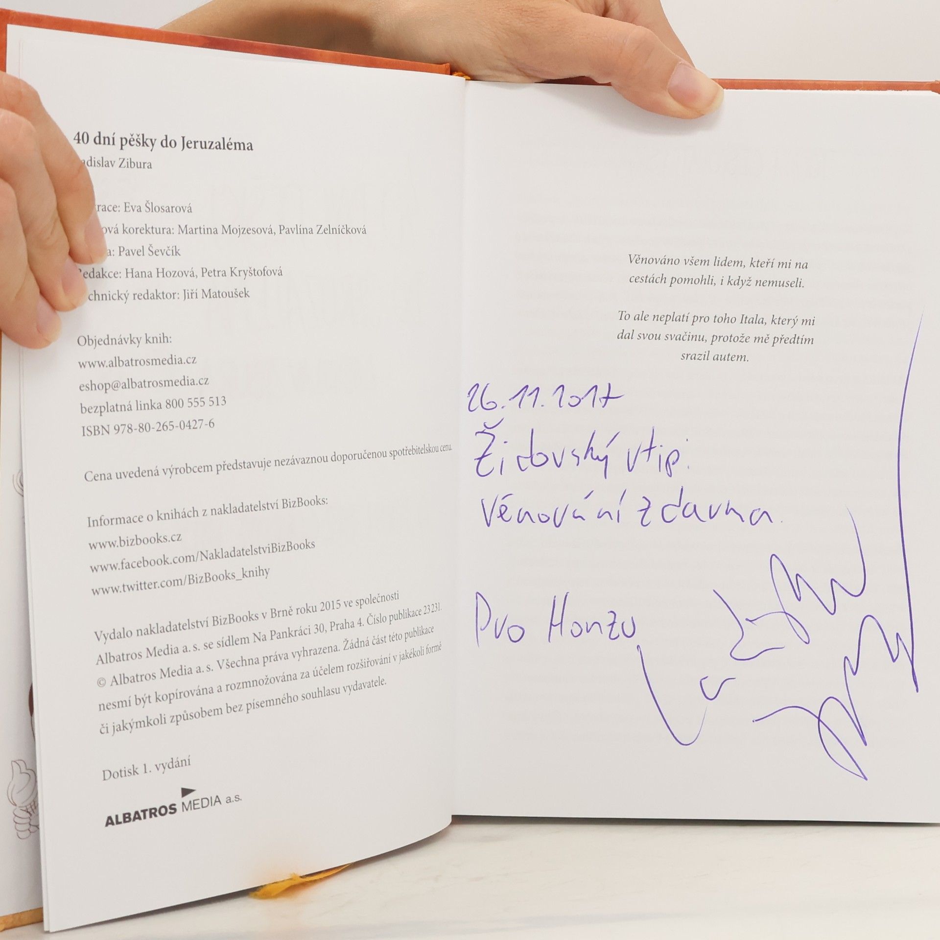 Ladislav Zibura 40 dní pěšky do Jeruzaléma