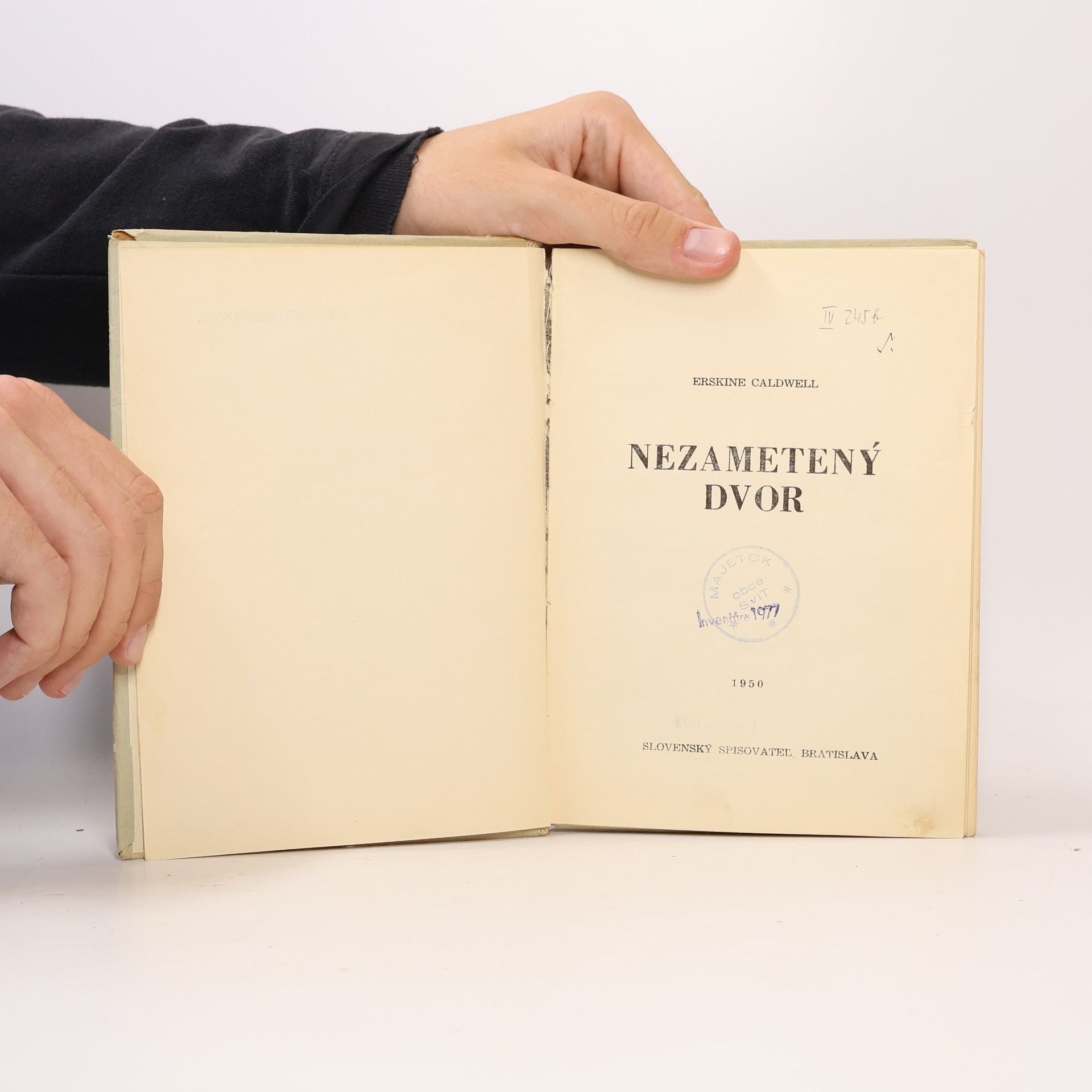 Erskine Caldwell Nezametený dvor