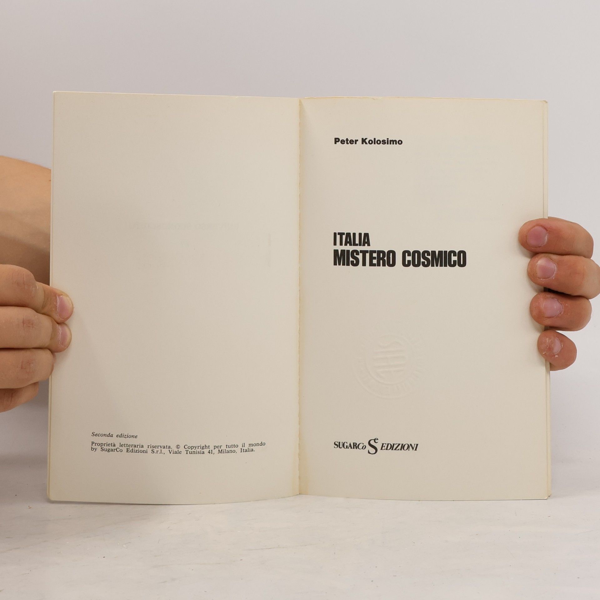 Peter Kolosimo Italia, mistero cosmico
