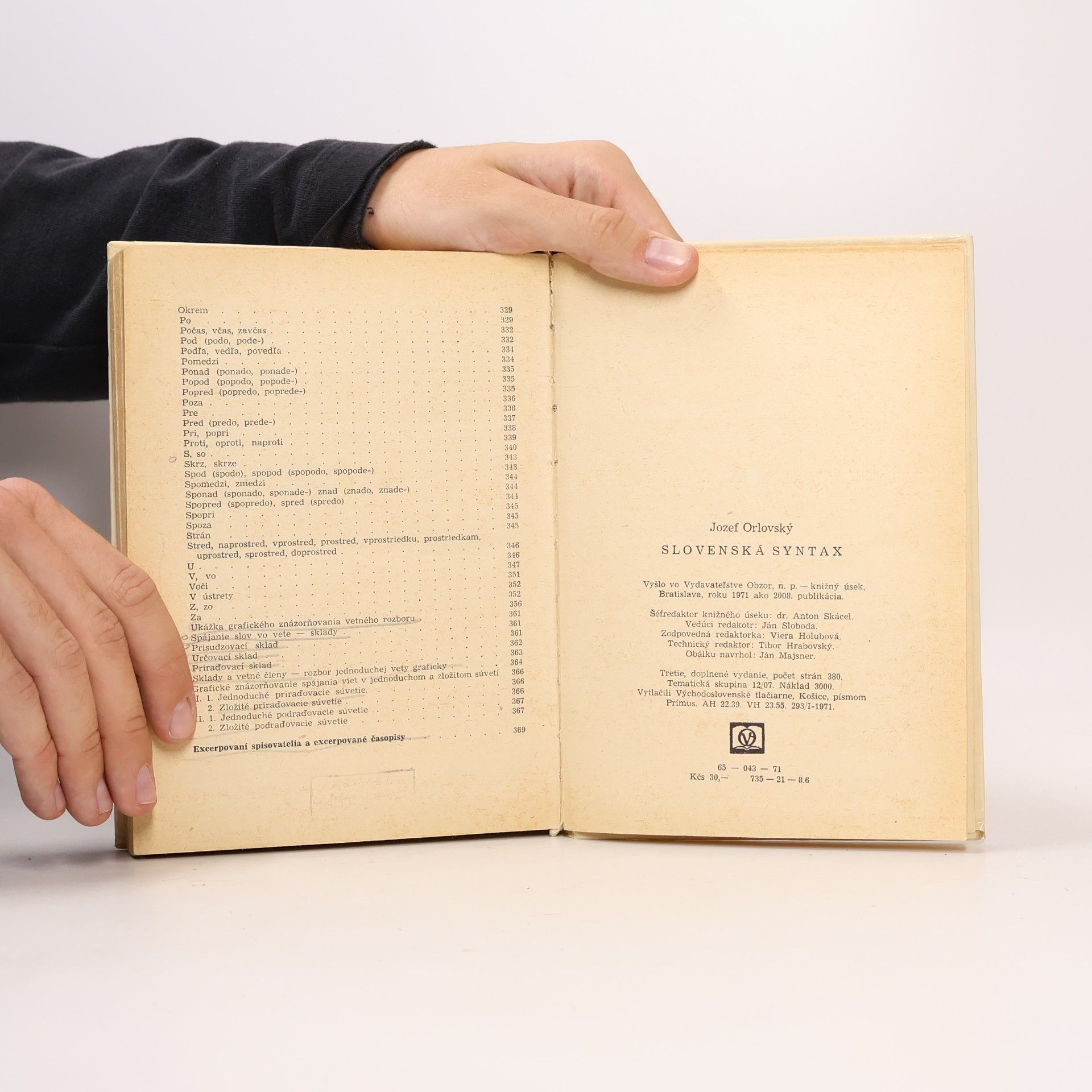 Jozef Orlovský Slovenská syntax