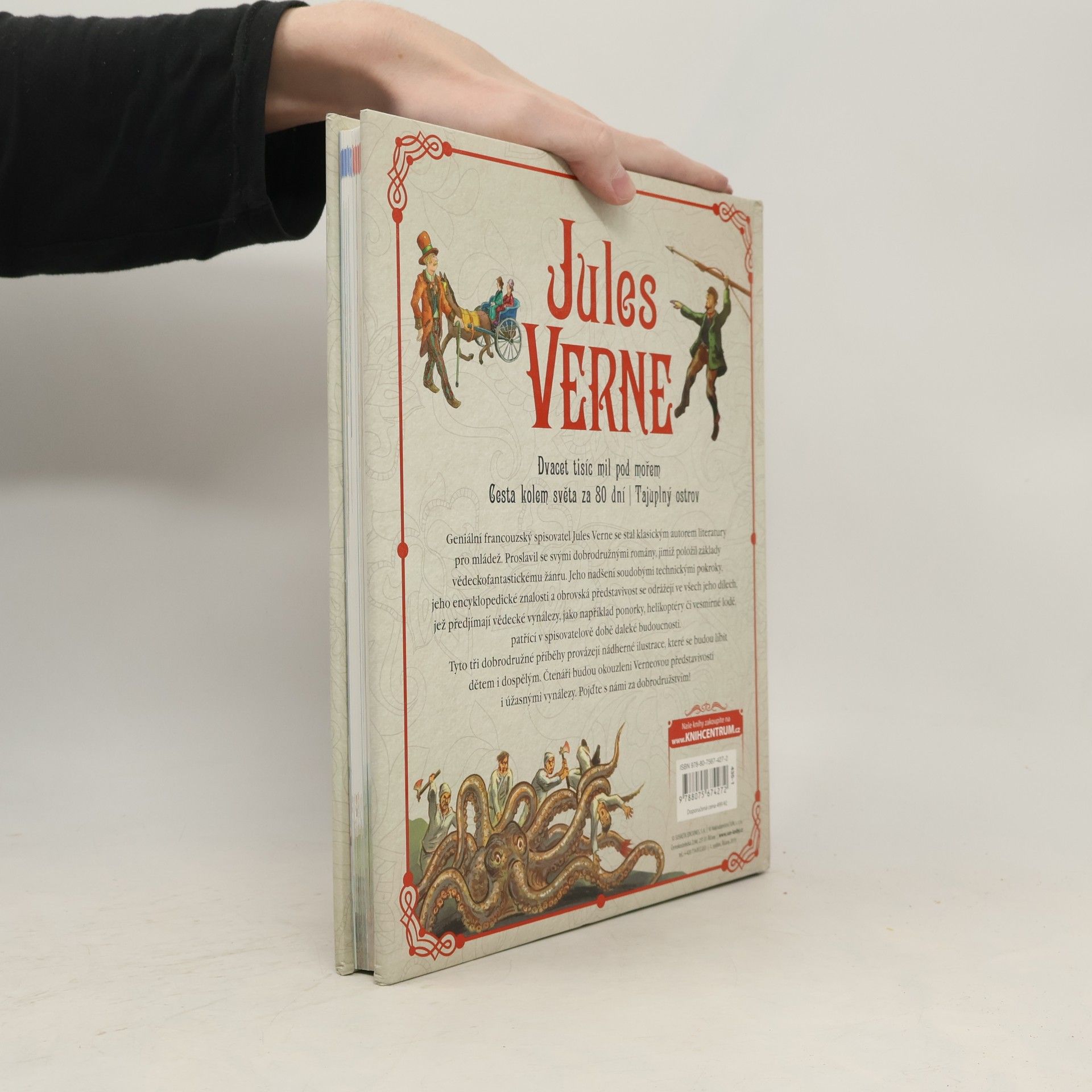 Jules Verne Dvacet tisíc mil pod mořem. Cesta kolem světa za 80 dní. Tajuplný ostrov