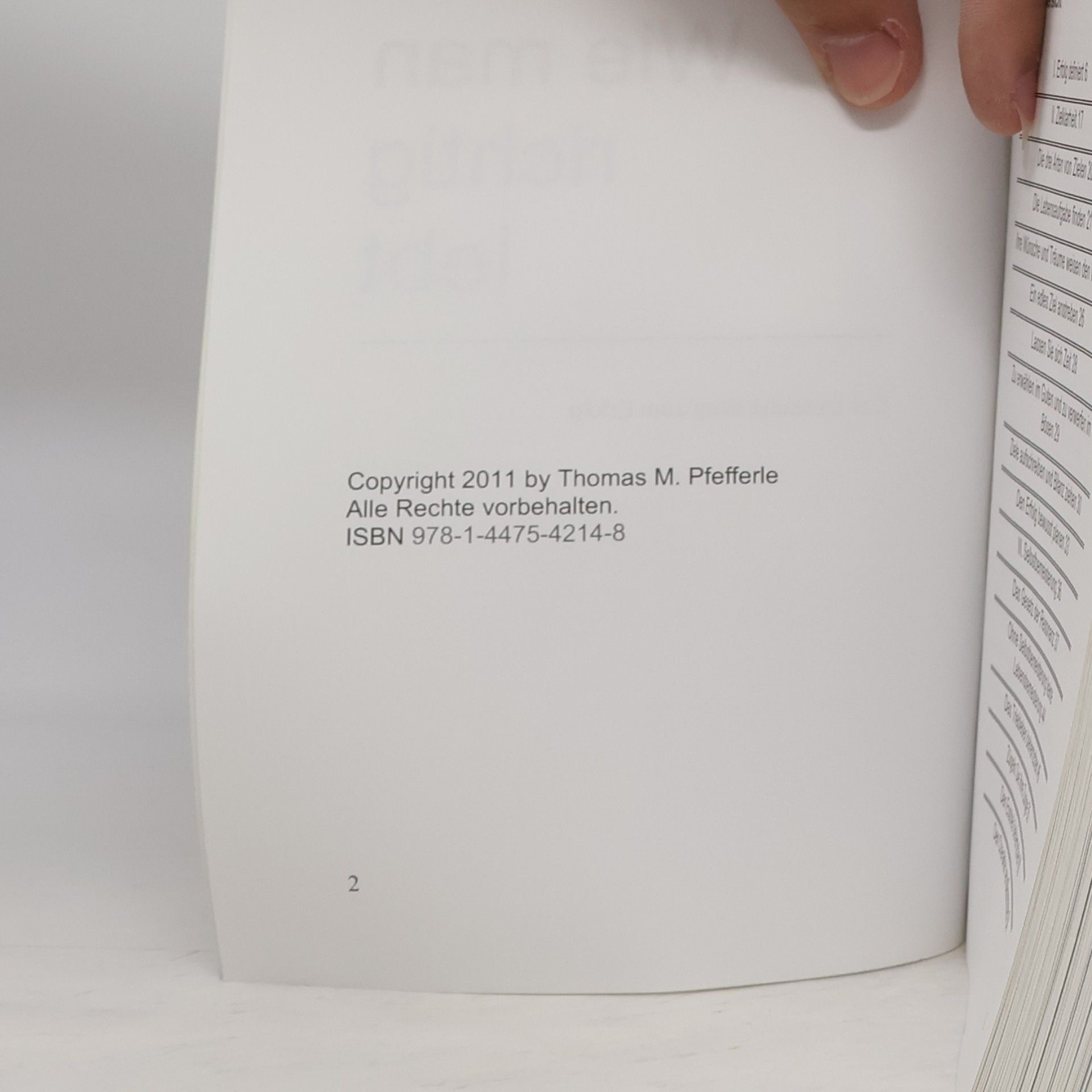 Thomas M. Pfefferle Wie man richtig lebt - Mit der Heiligen Schrift zum Erfolg