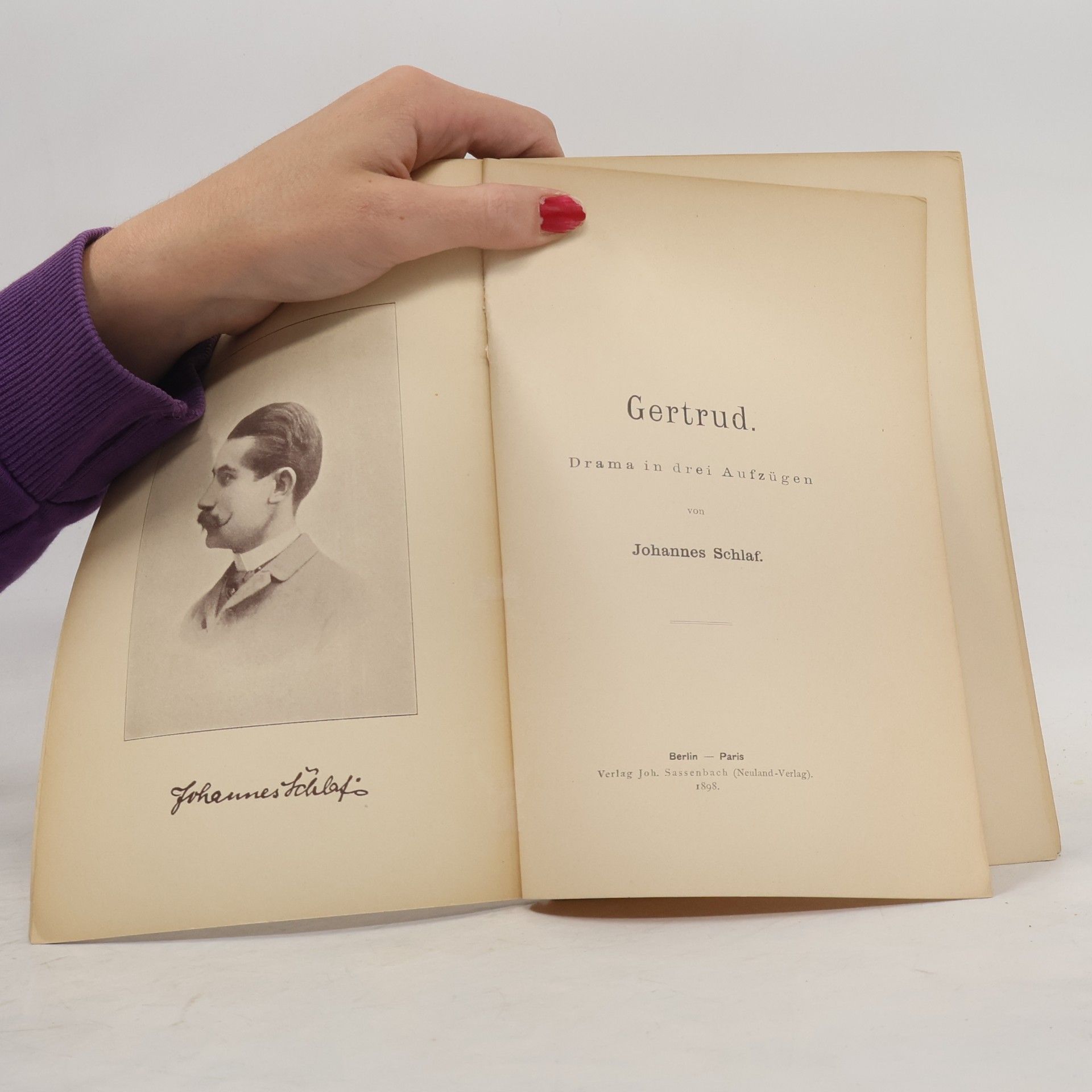 Johannes Schlaf Gertrud