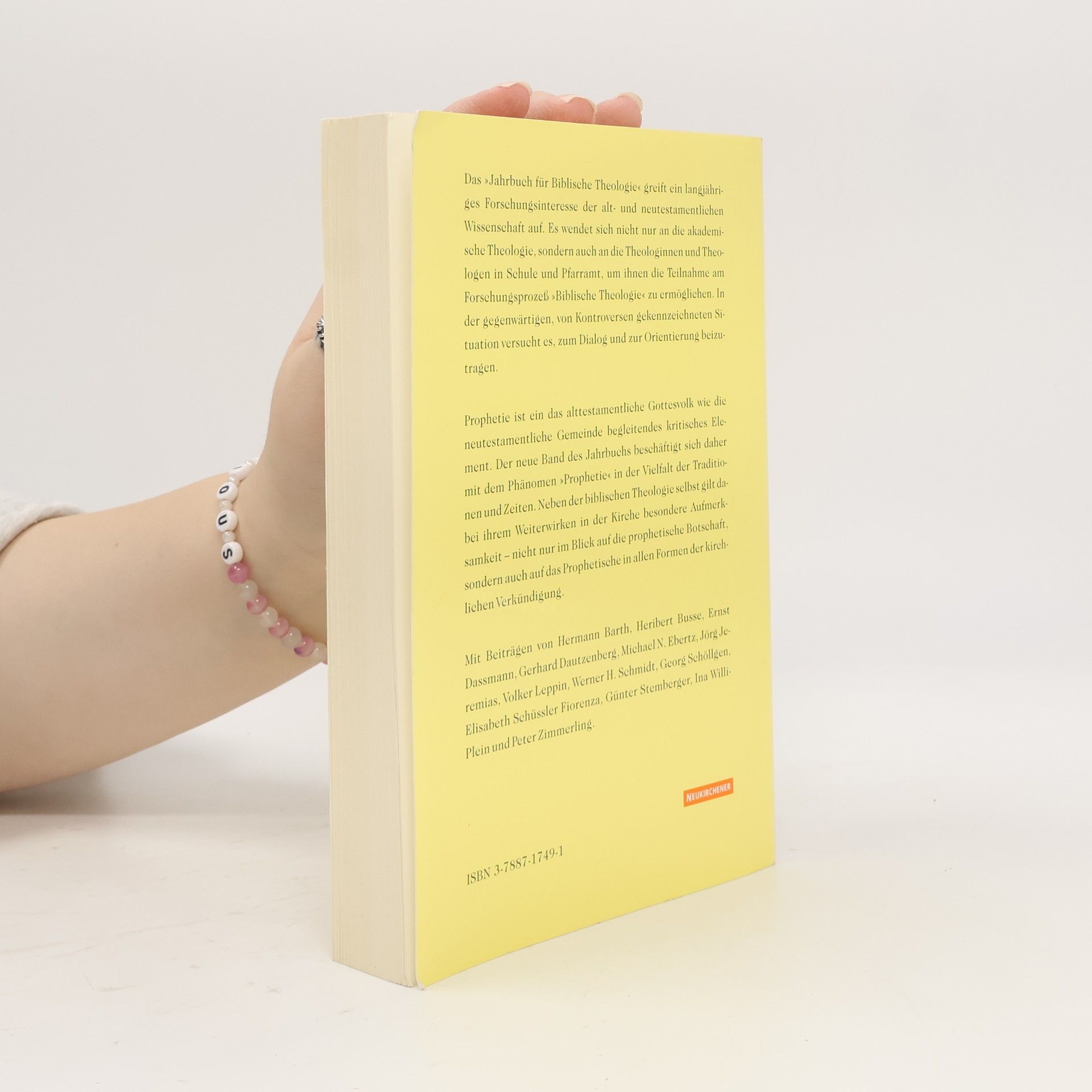 Ingo Baldermann Jahrbuch für Biblische Theologie - 14: Prophetie und Charisma