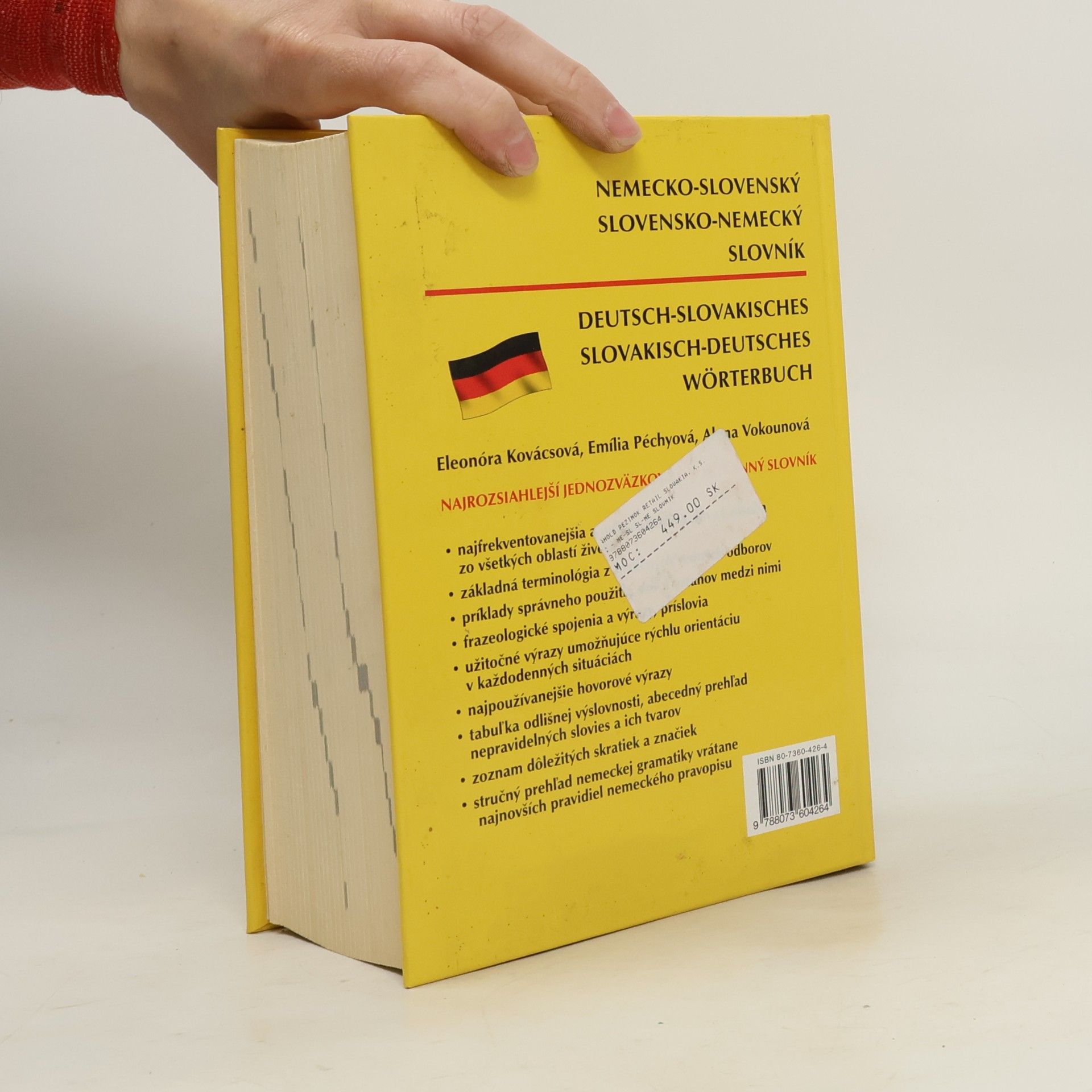 Eleonóra Kovácsová Nemecko-slovenský, slovensko-nemecký slovník