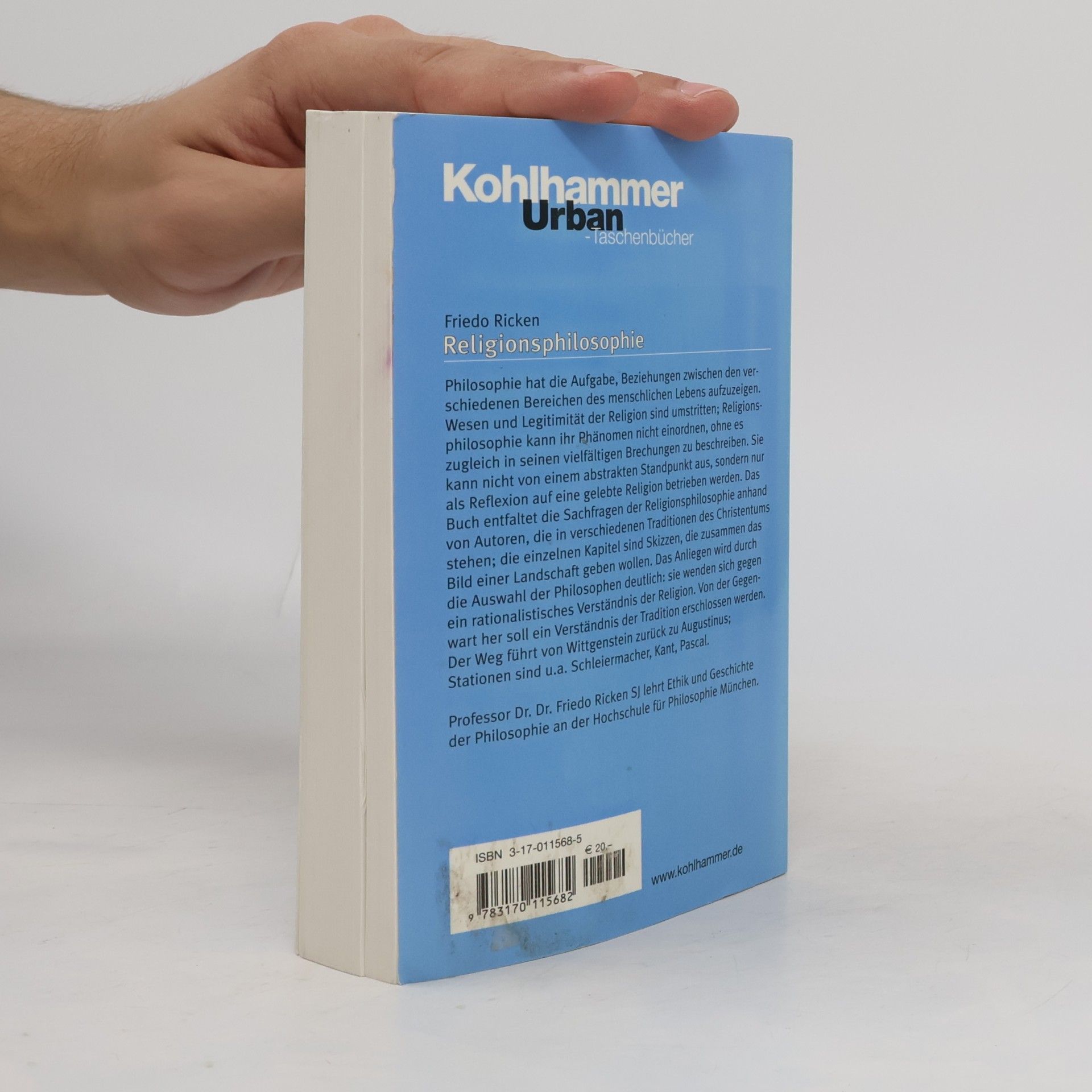 Friedo Ricken Urban-Taschenbücher - 401: Religionsphilosophie
