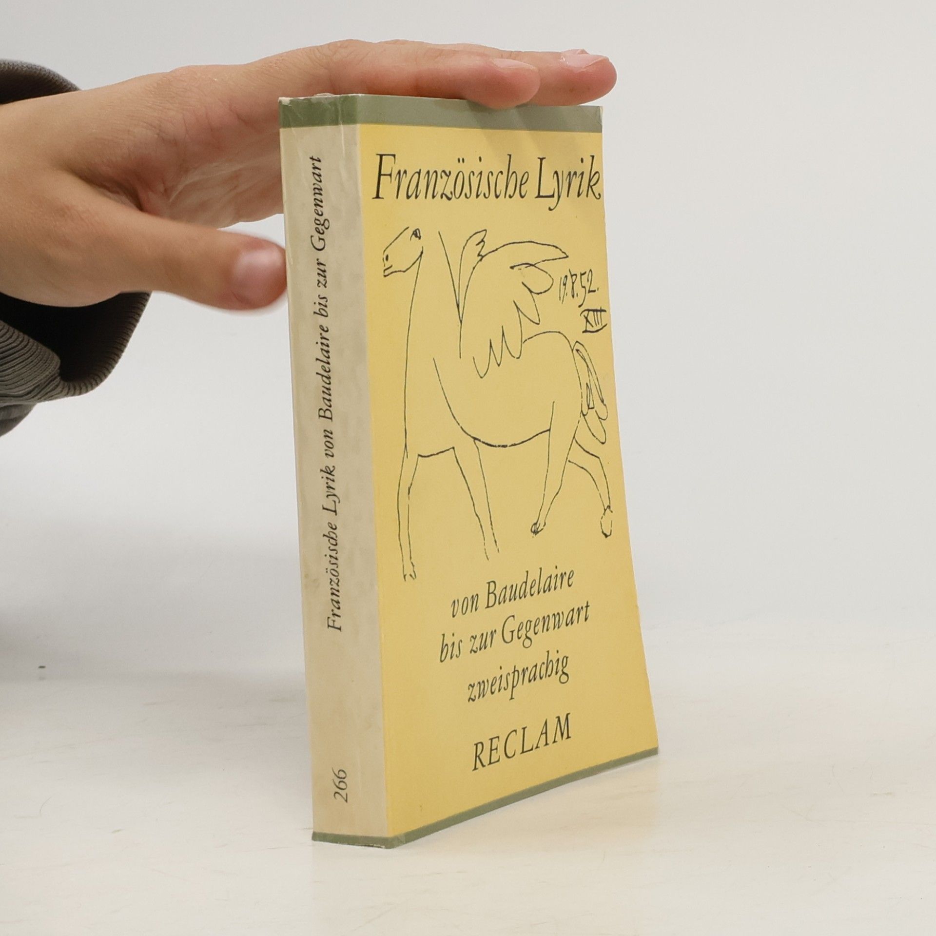Various authors Französische Lyrik von Baudelaire bis zur Gegenwart zweisprachig