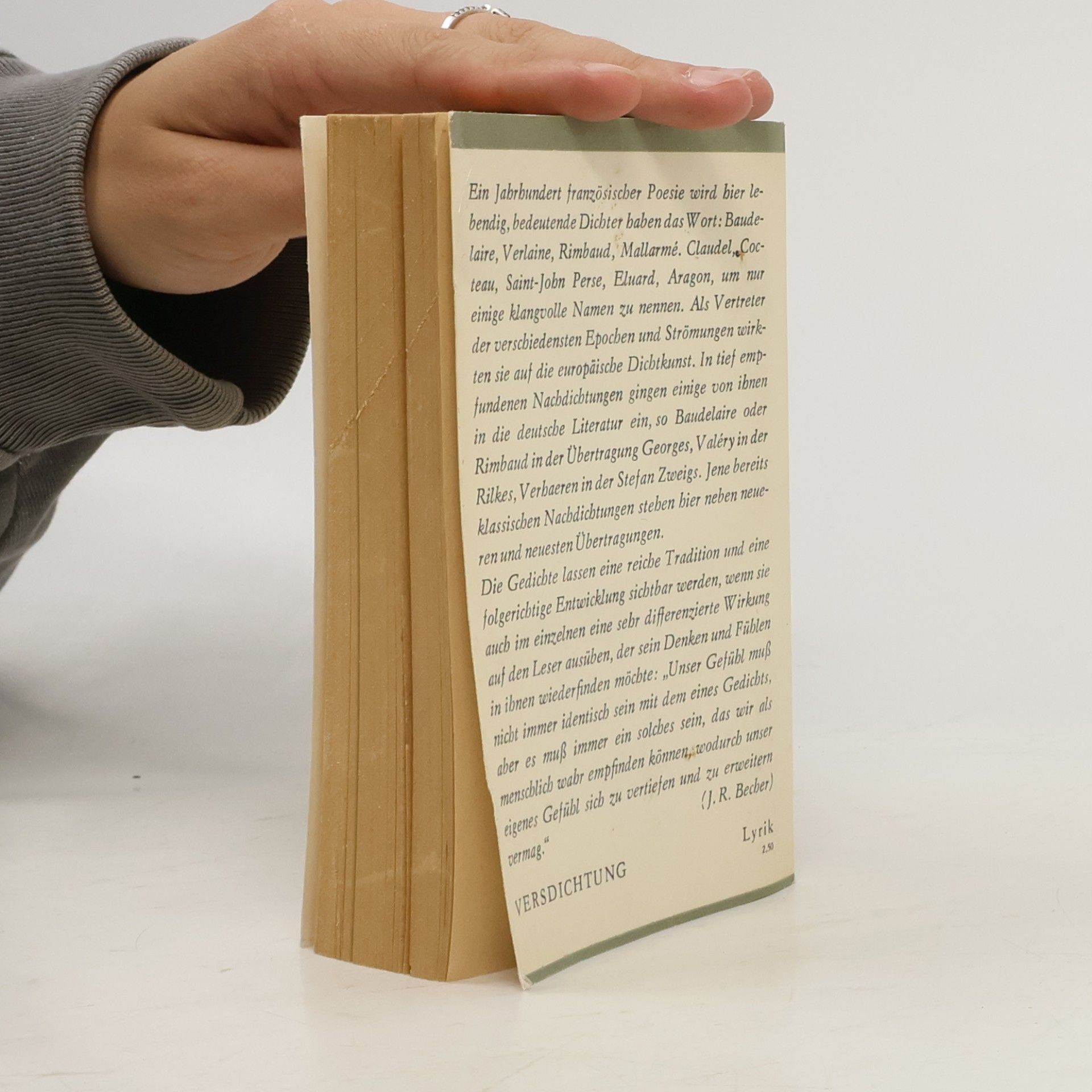 Various authors Französische Lyrik von Baudelaire bis zur Gegenwart zweisprachig
