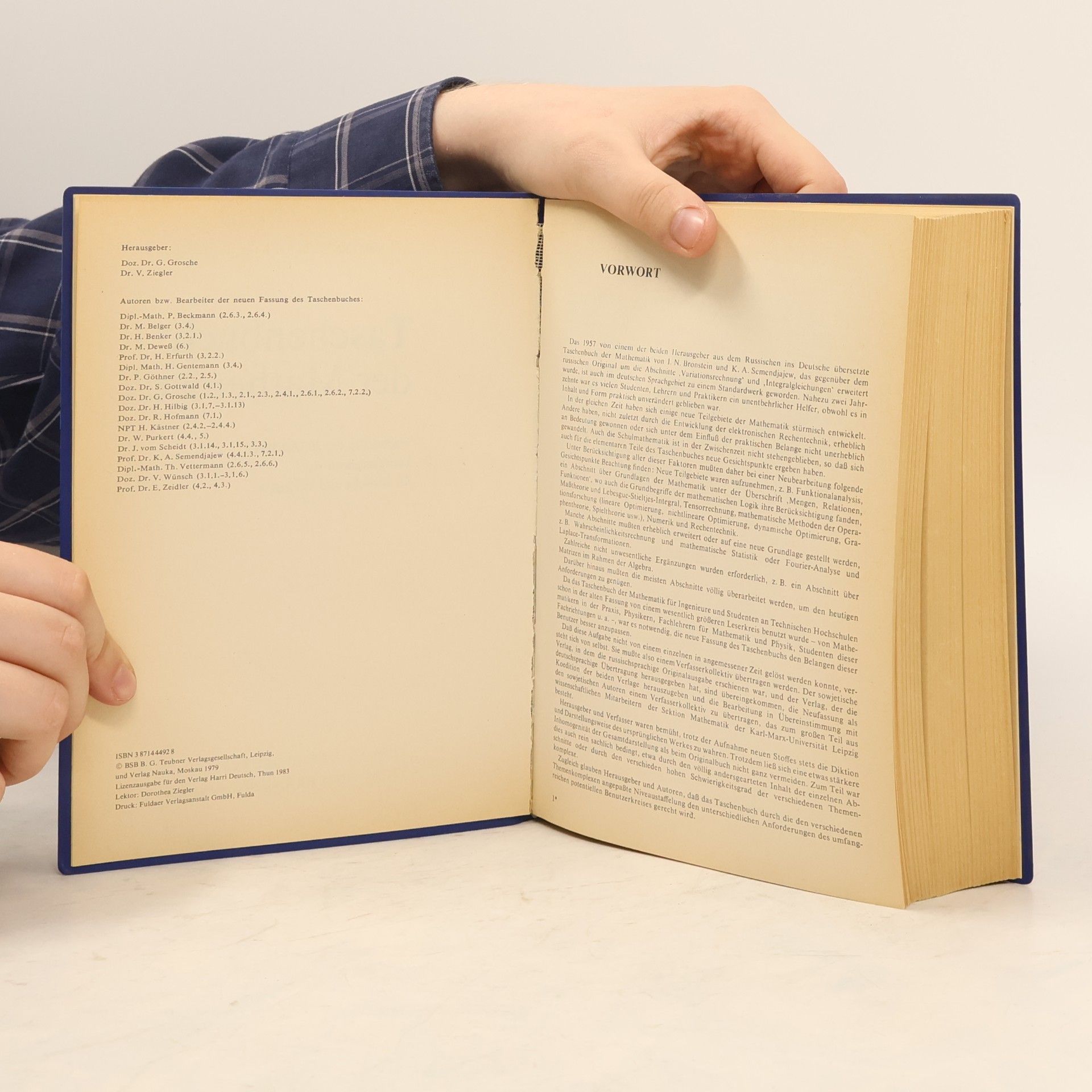 Various authors Taschenbuch der Mathematik