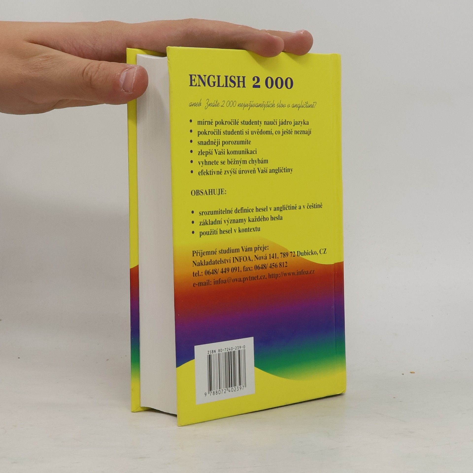 Collectif d'auteurs English 2000, aneb, Znáte 2000 nejužívanějších slov v angličtině?