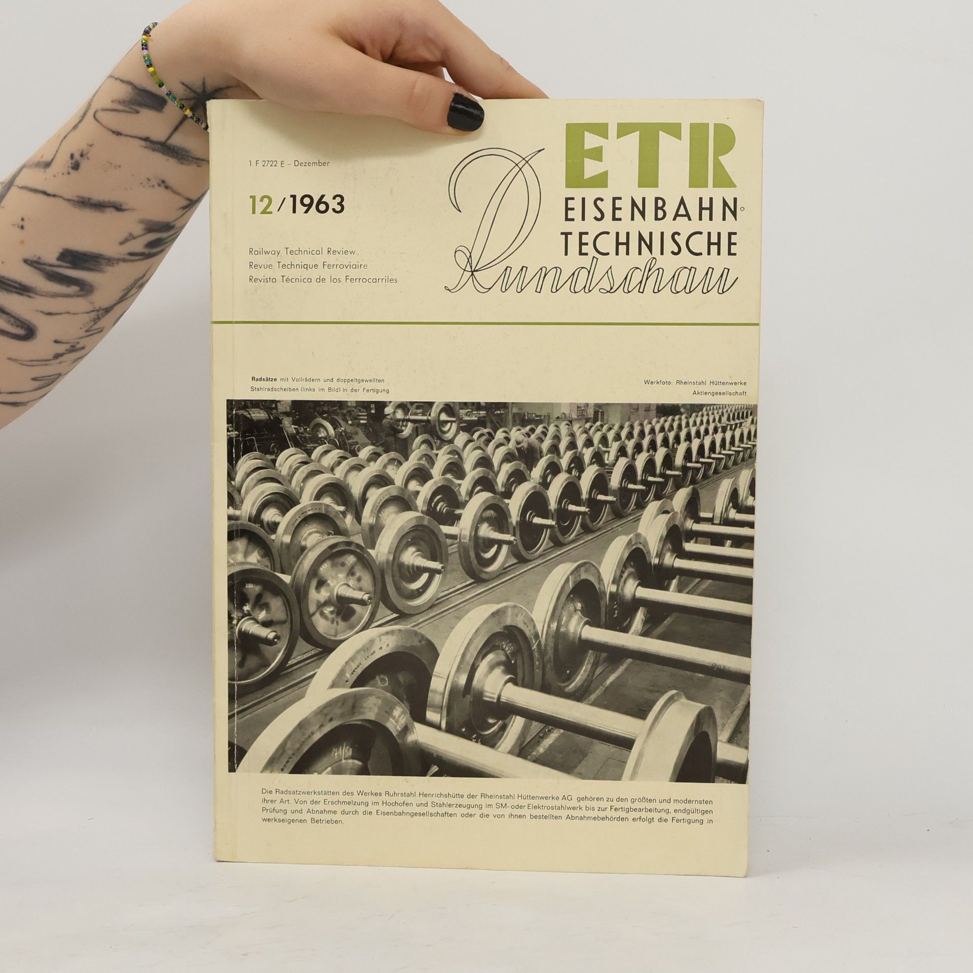 Autorenkollektiv Eisenbahntechnische Rundschau 12/1963