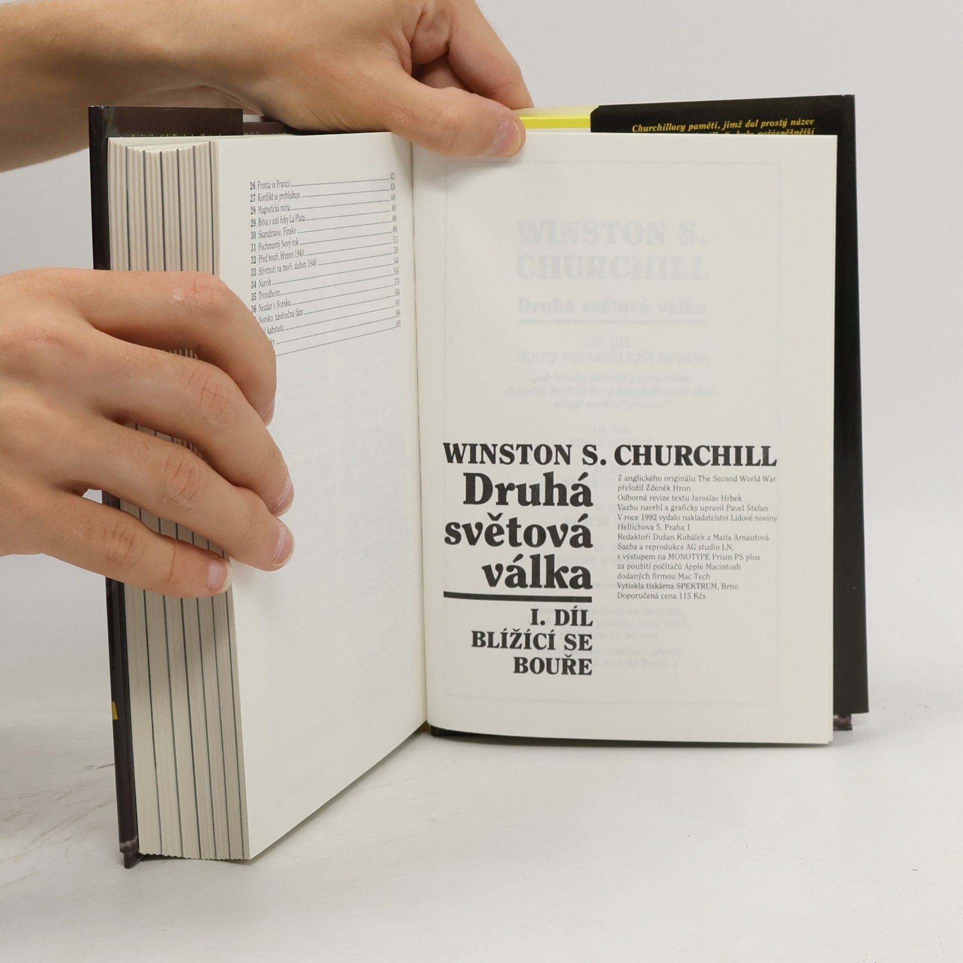 Winston Churchill Druhá světová válka. I. Blížící se bouře