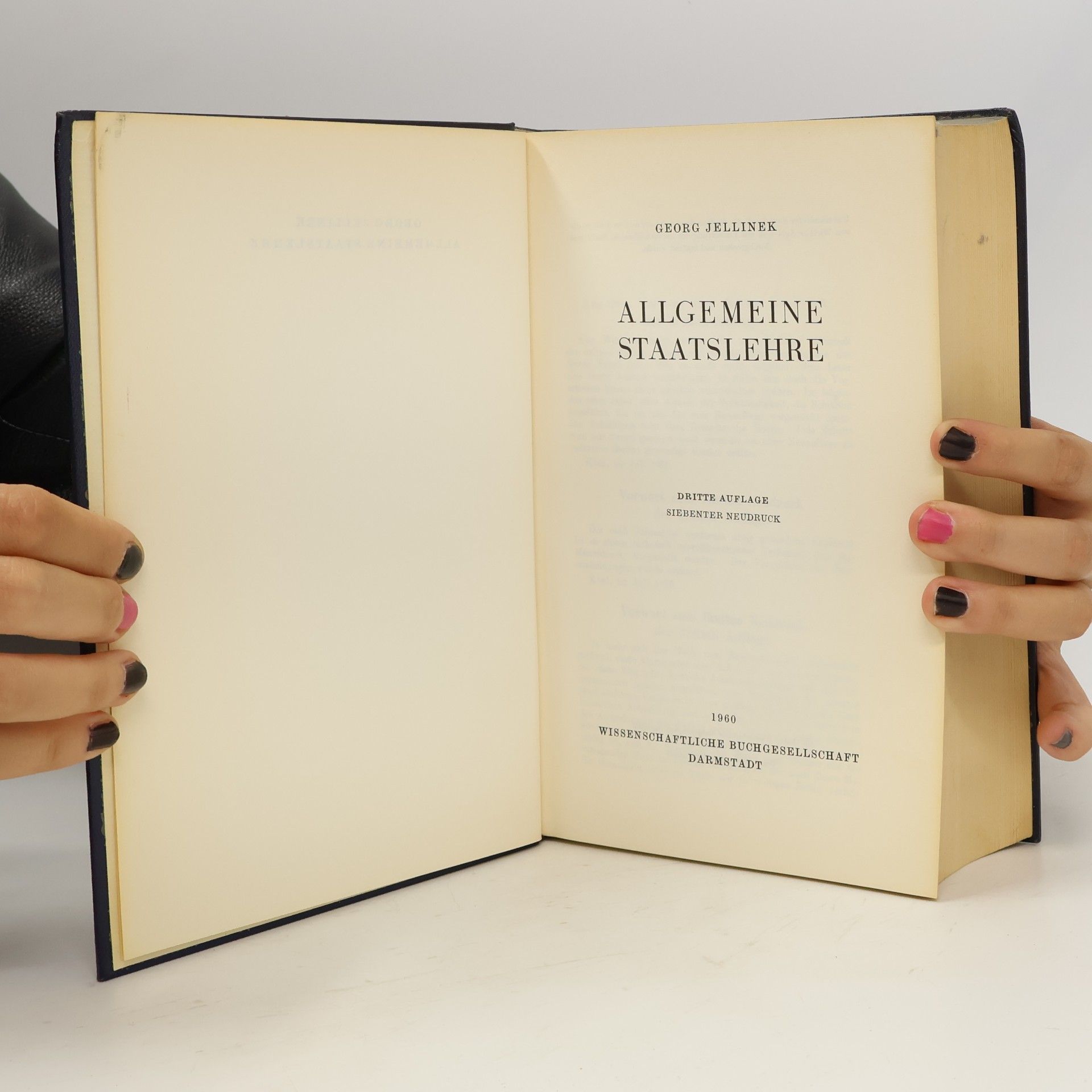 George Jelinek Allgemeine Staatslehre