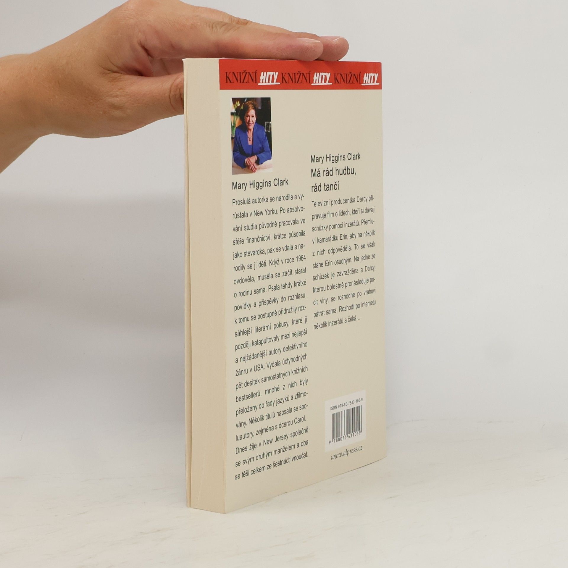Mary Higgins Clark Má rád hudbu, rád tančí